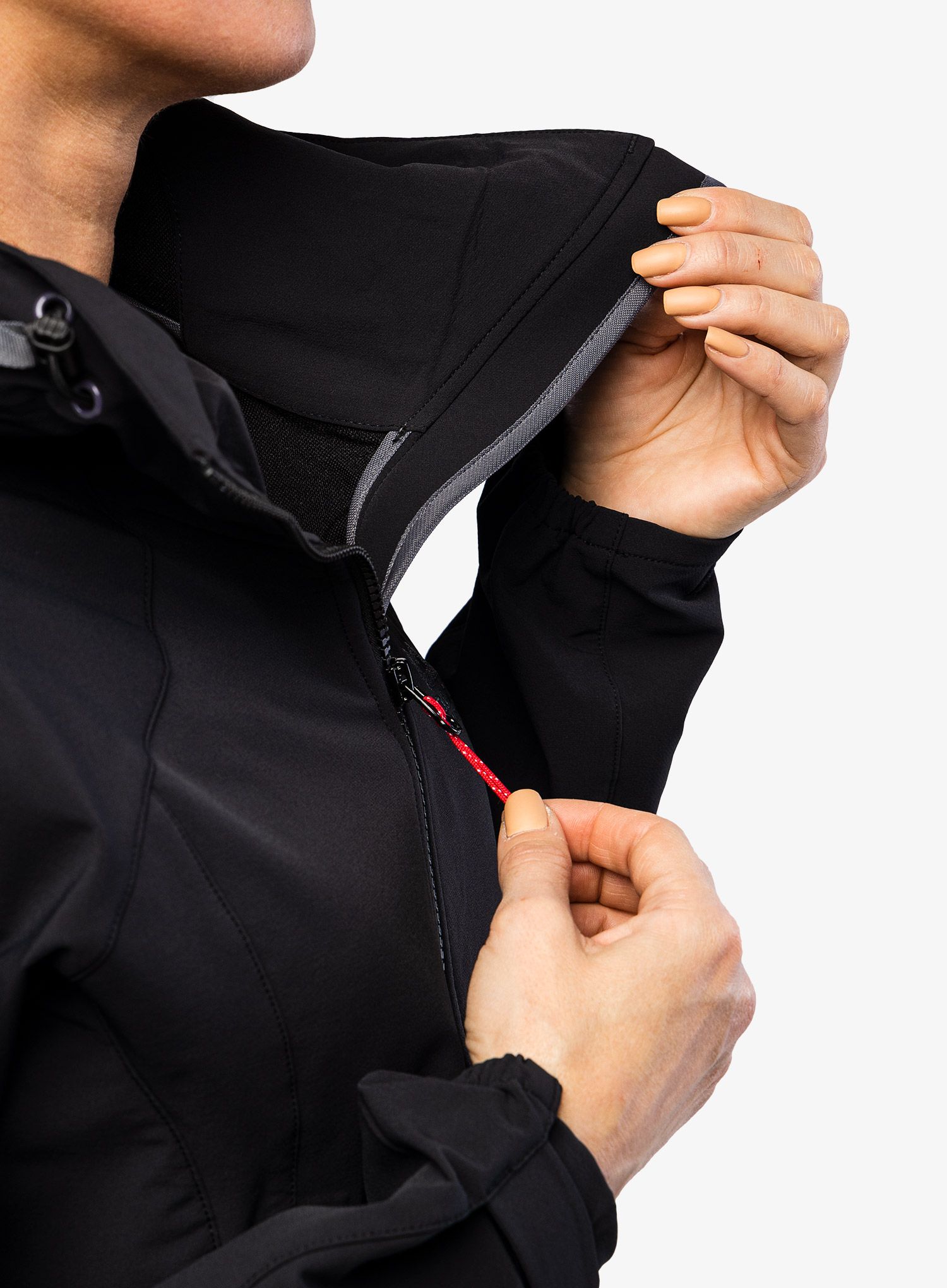 Softshellová bunda dámská Mountain Equipment Frontier Hooded Jacket - black
