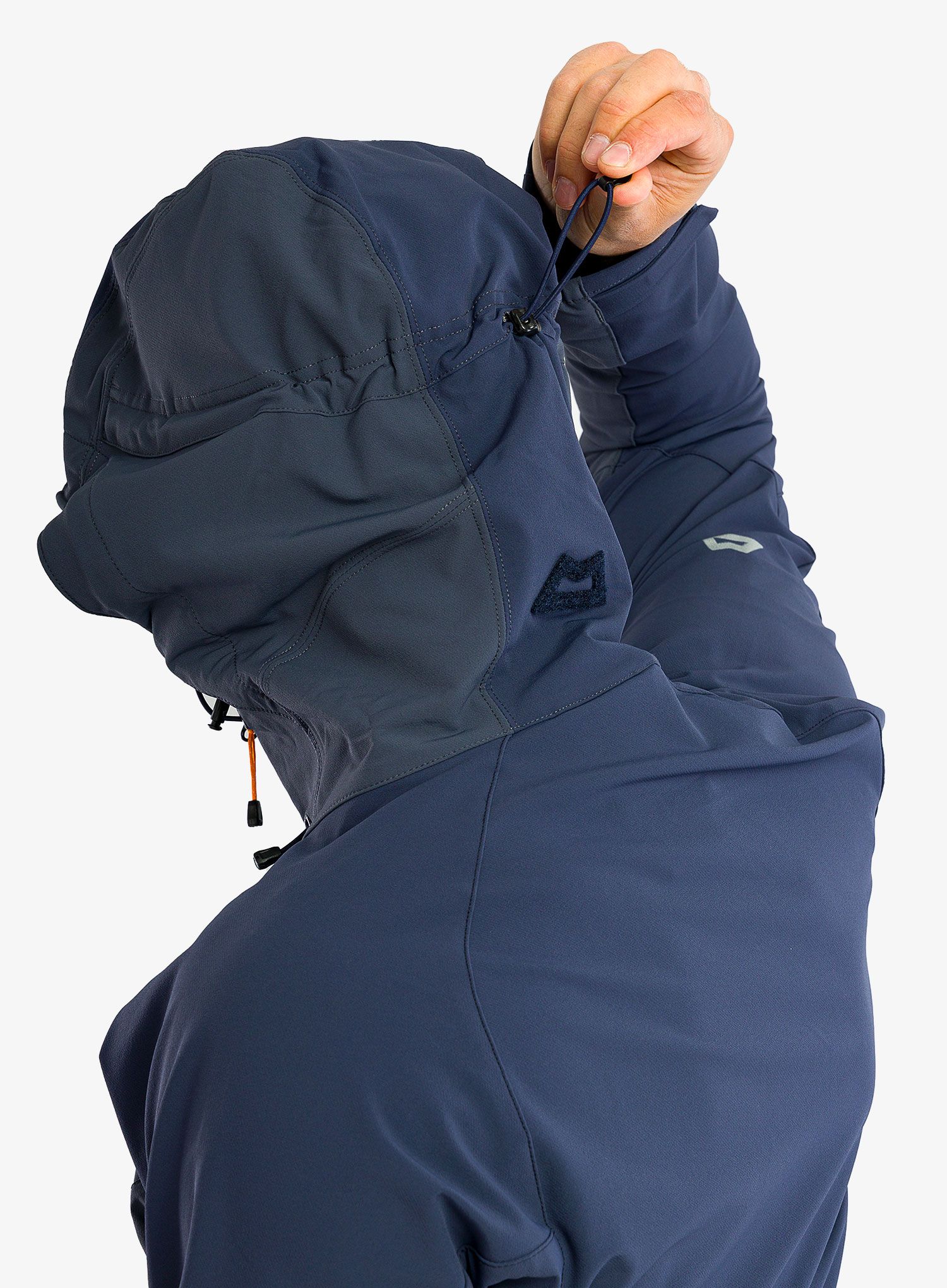 Softshellová bunda Mountain Equipment Frontier Hooded Jacket - ombre blue/cosmos