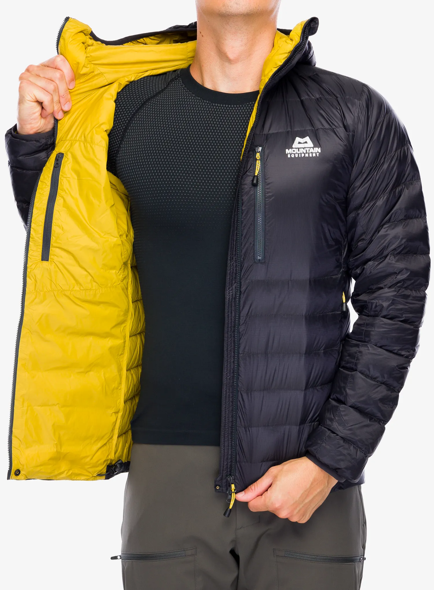 Péřová bunda Mountain Equipment Frostline Jacket - obsidian