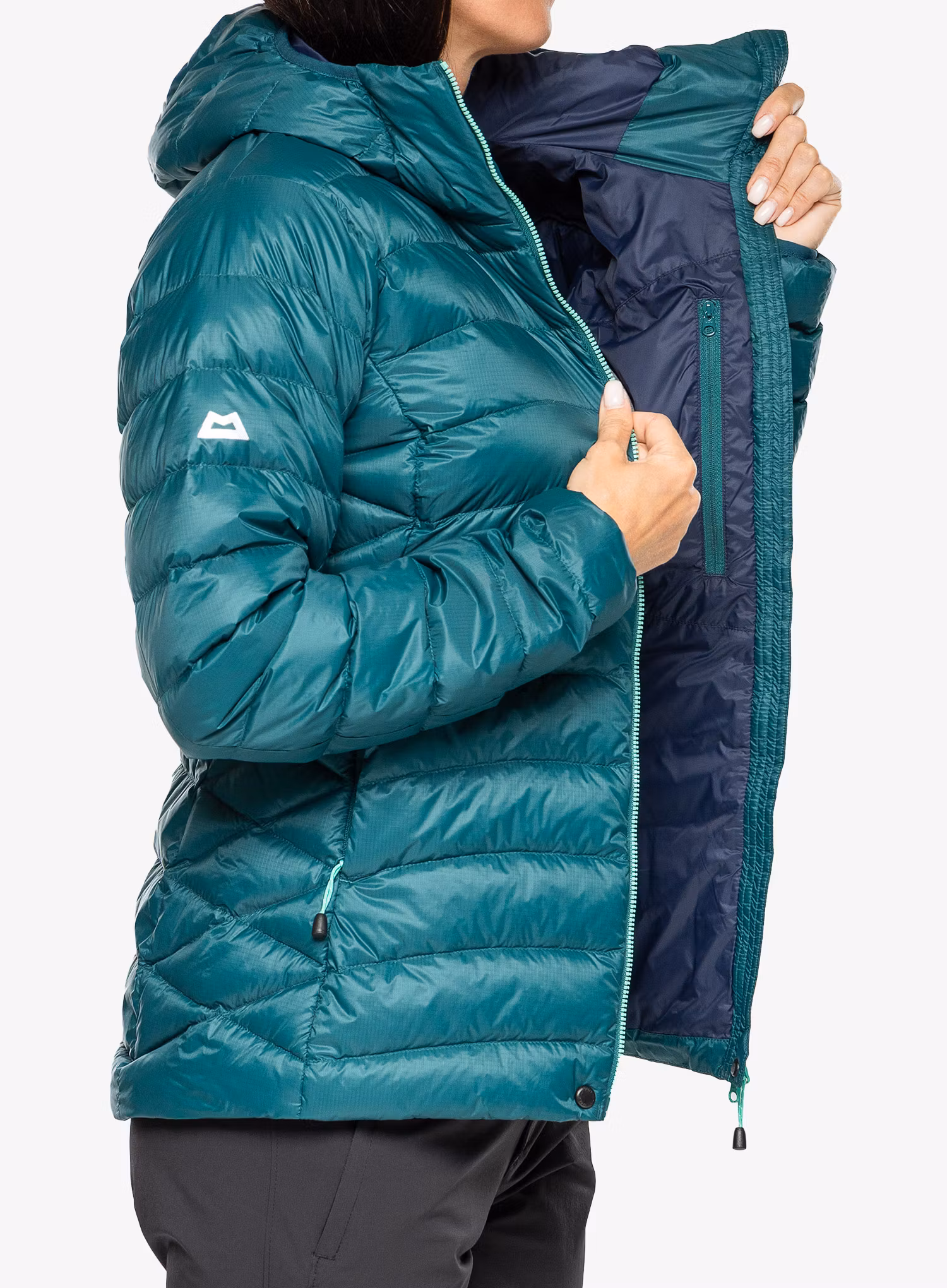Dámská péřová bunda Mountain Equipment Frostline Jacket - teal