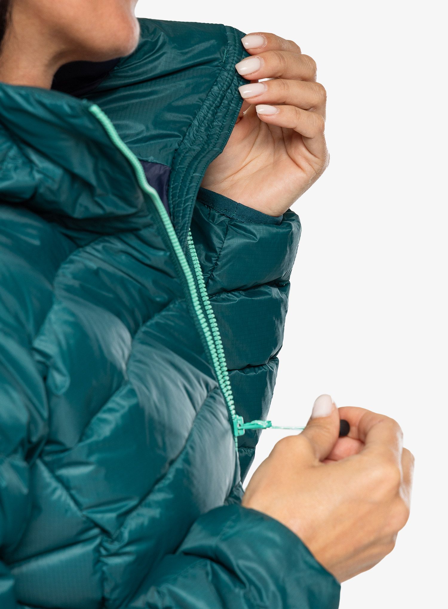 Dámská péřová bunda Mountain Equipment Frostline Jacket - teal
