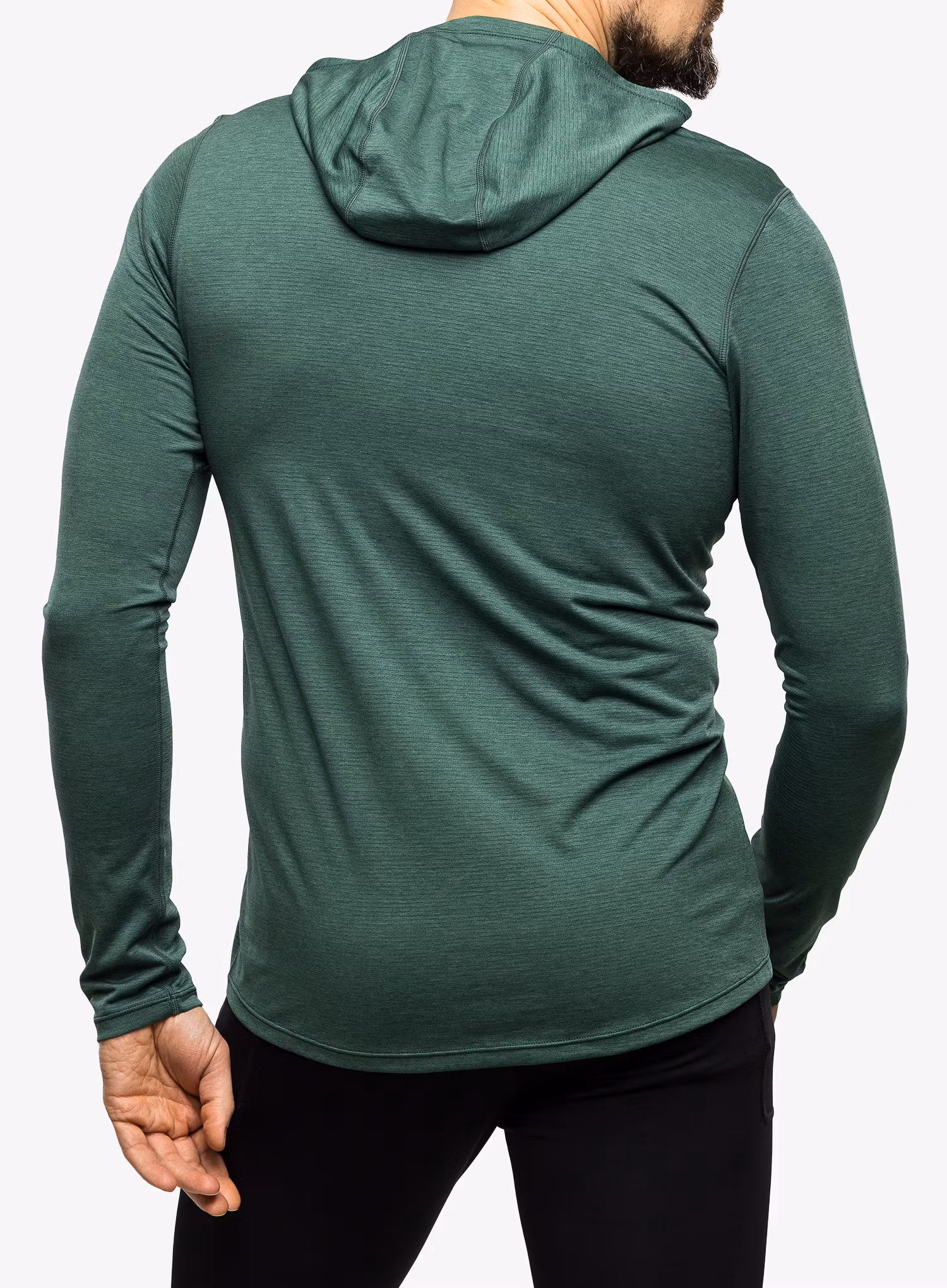 Tričko s dlouhým rukávem Mountain Equipment Glace Hooded Top - fern