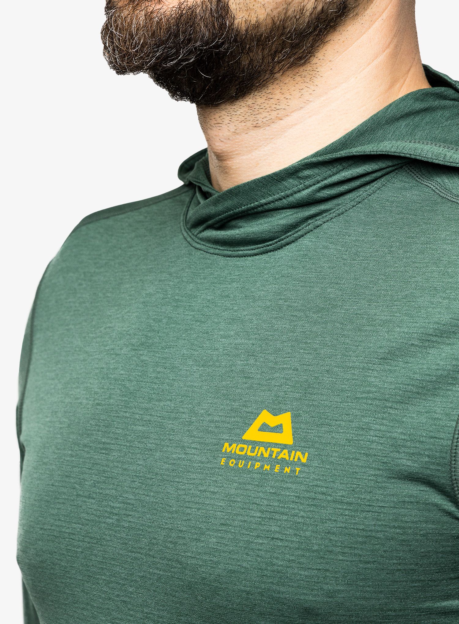 Tričko s dlouhým rukávem Mountain Equipment Glace Hooded Top - fern
