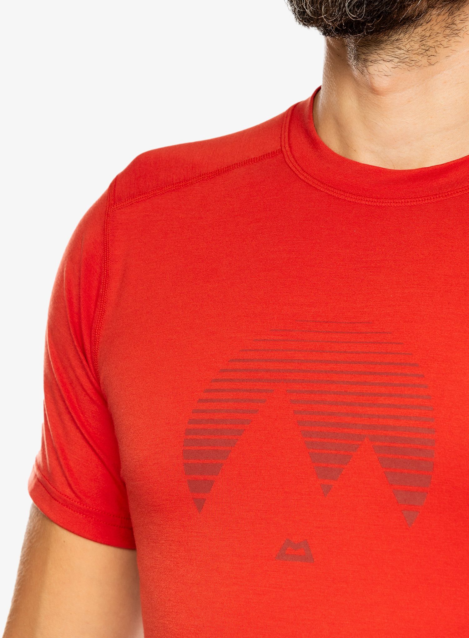 Pánské tričko Mountain Equipment Headpoint Mountain Tee - red rock