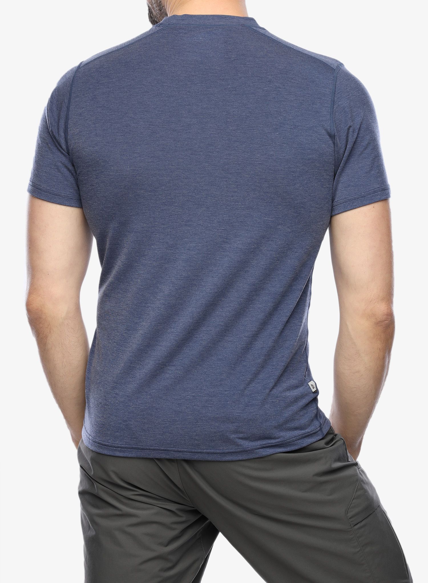 Rychleschnoucí triko Mountain Equipment Headpoint Script Tee - medieval blue