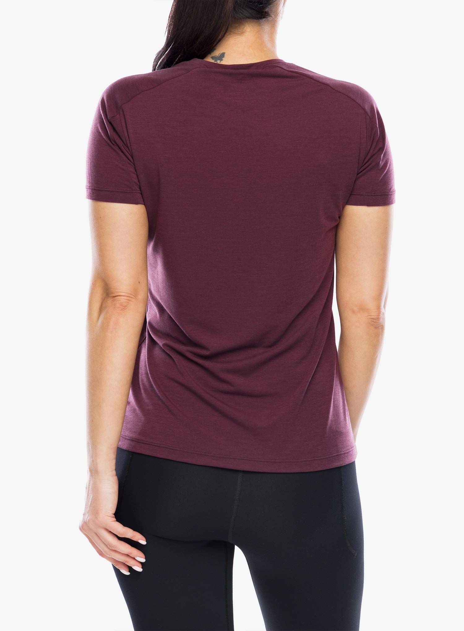 Dámské rychleschnoucí triko Mountain Equipment Headpoint Skyline Tee - raisin