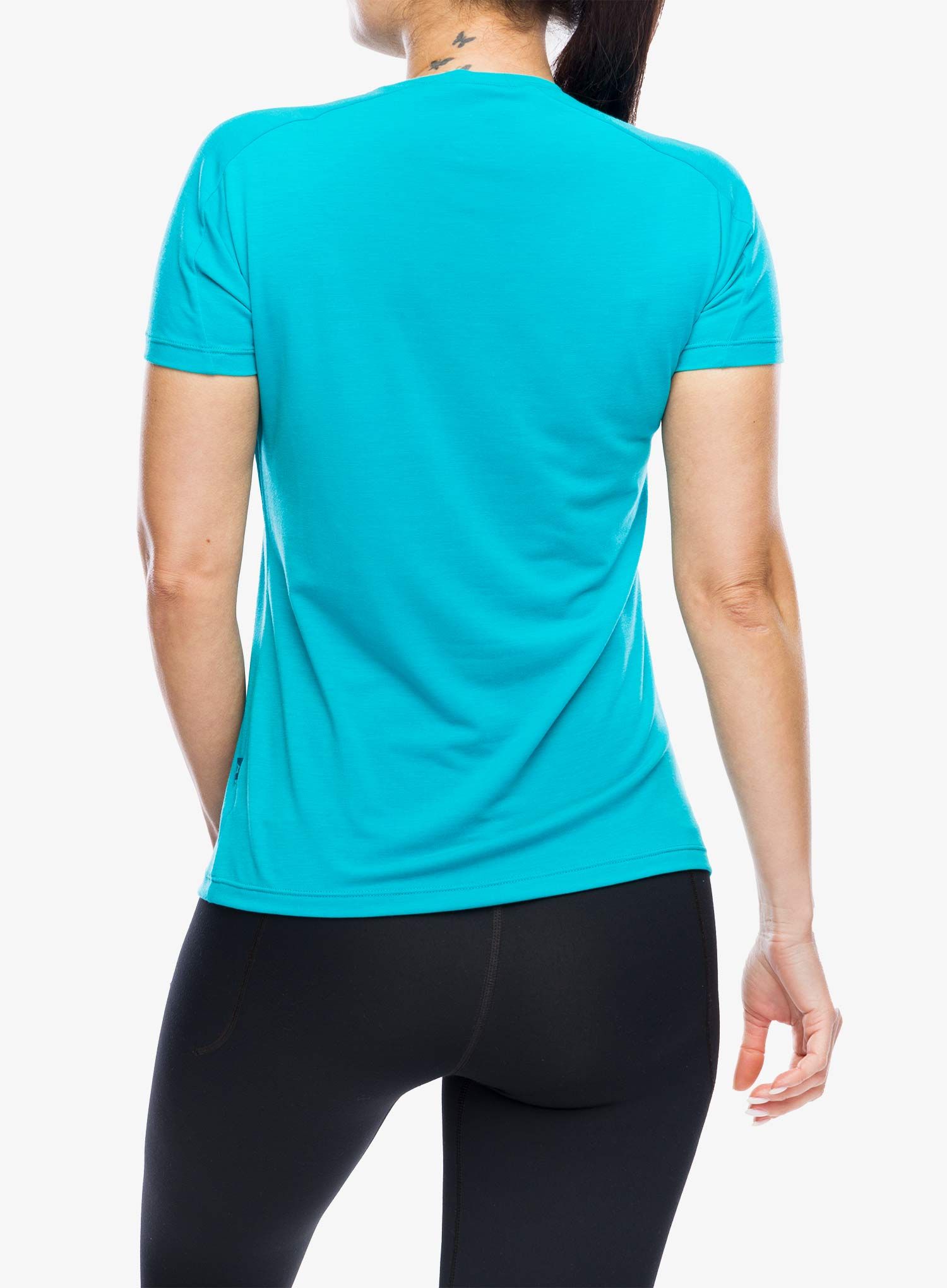 Dámské rychleschnoucí triko Mountain Equipment Headpoint Skyline Tee - topaz
