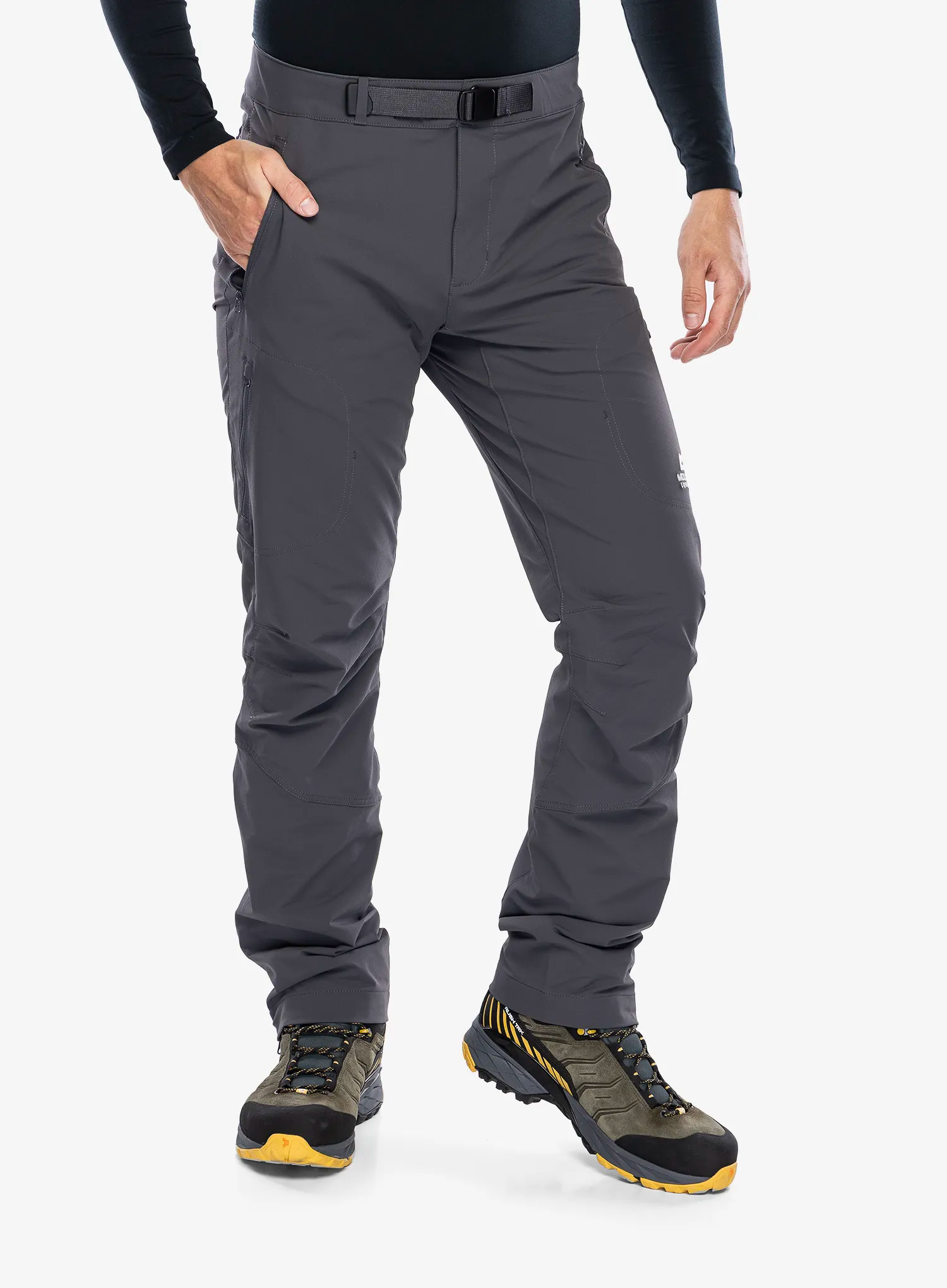 Softshellové kalhoty pánské Mountain Equipment Ibex Mountain Pant Reg - anvil grey