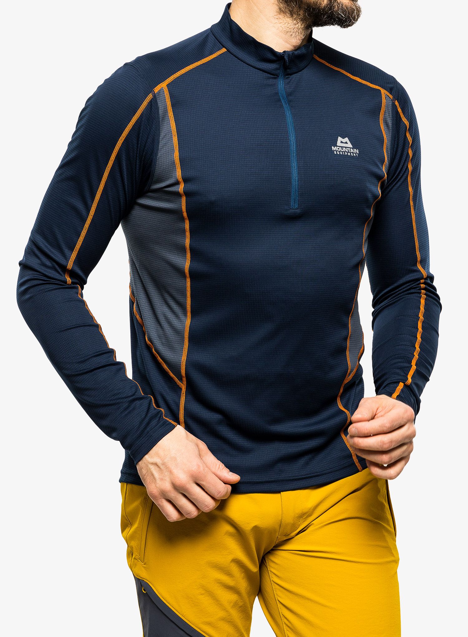 Longsleeve Mountain Equipment Ignis LS Zip Tee - cosmos/ombre blue