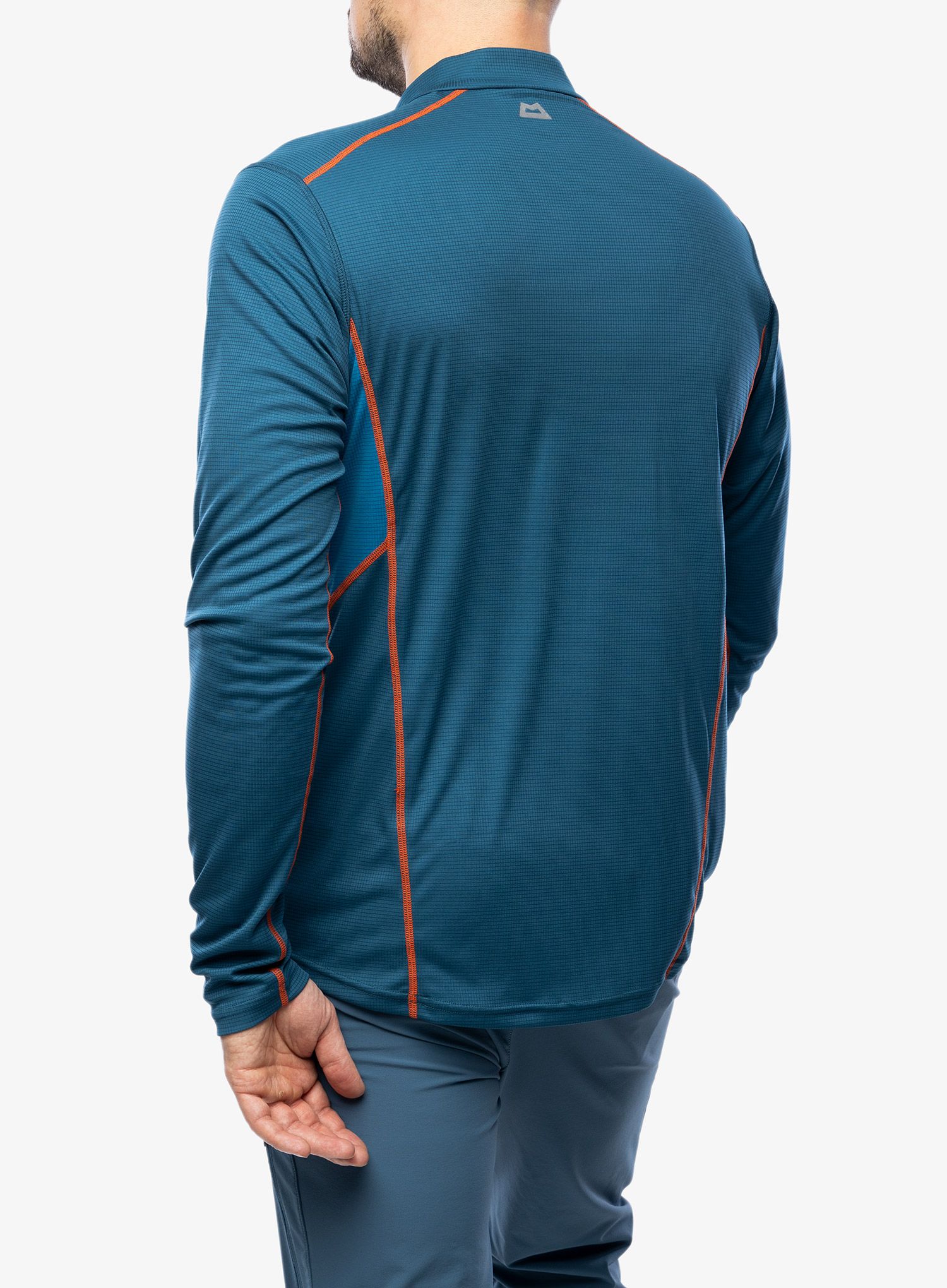 Longsleeve Mountain Equipment Ignis LS Zip Tee - majolica/alto blue