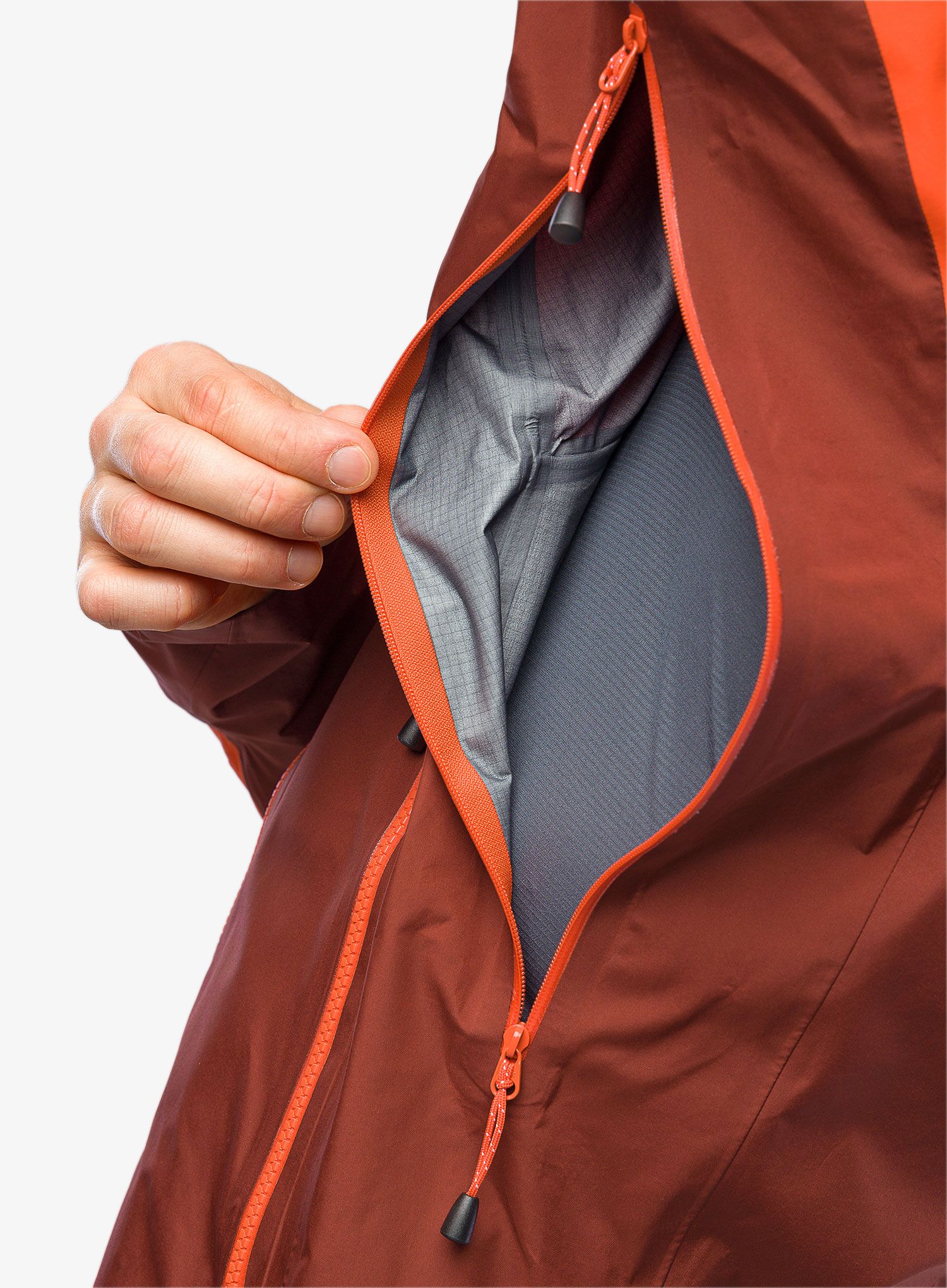 Bunda GORE-TEX Mountain Equipment Lhotse Jacket - firedbrick/cardinal