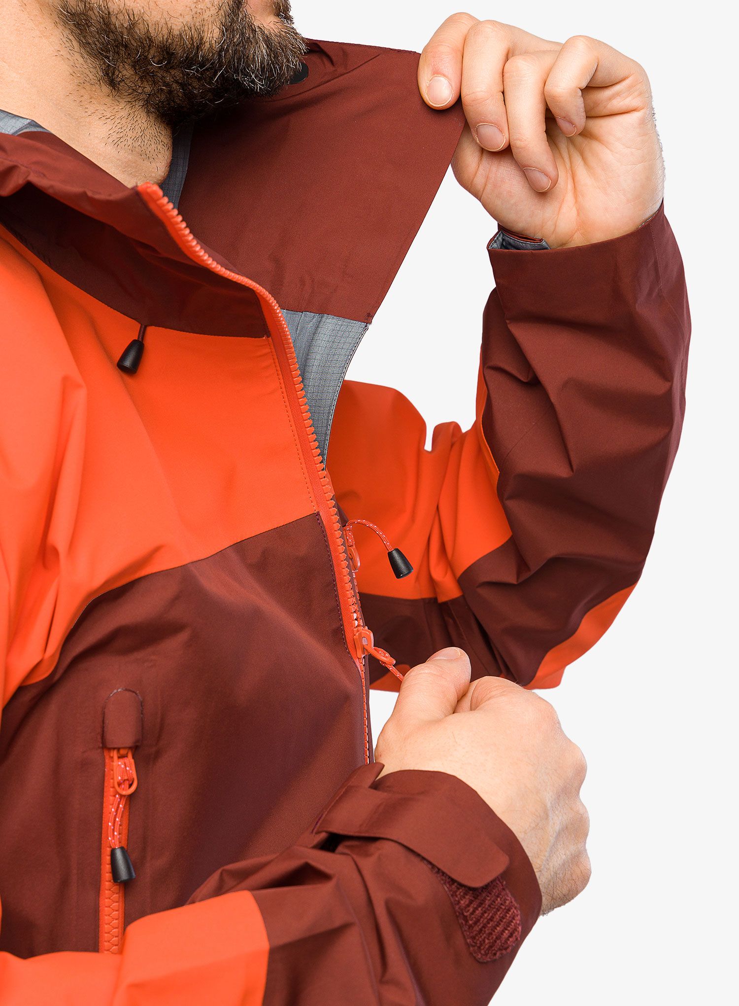 Bunda GORE-TEX Mountain Equipment Lhotse Jacket - firedbrick/cardinal