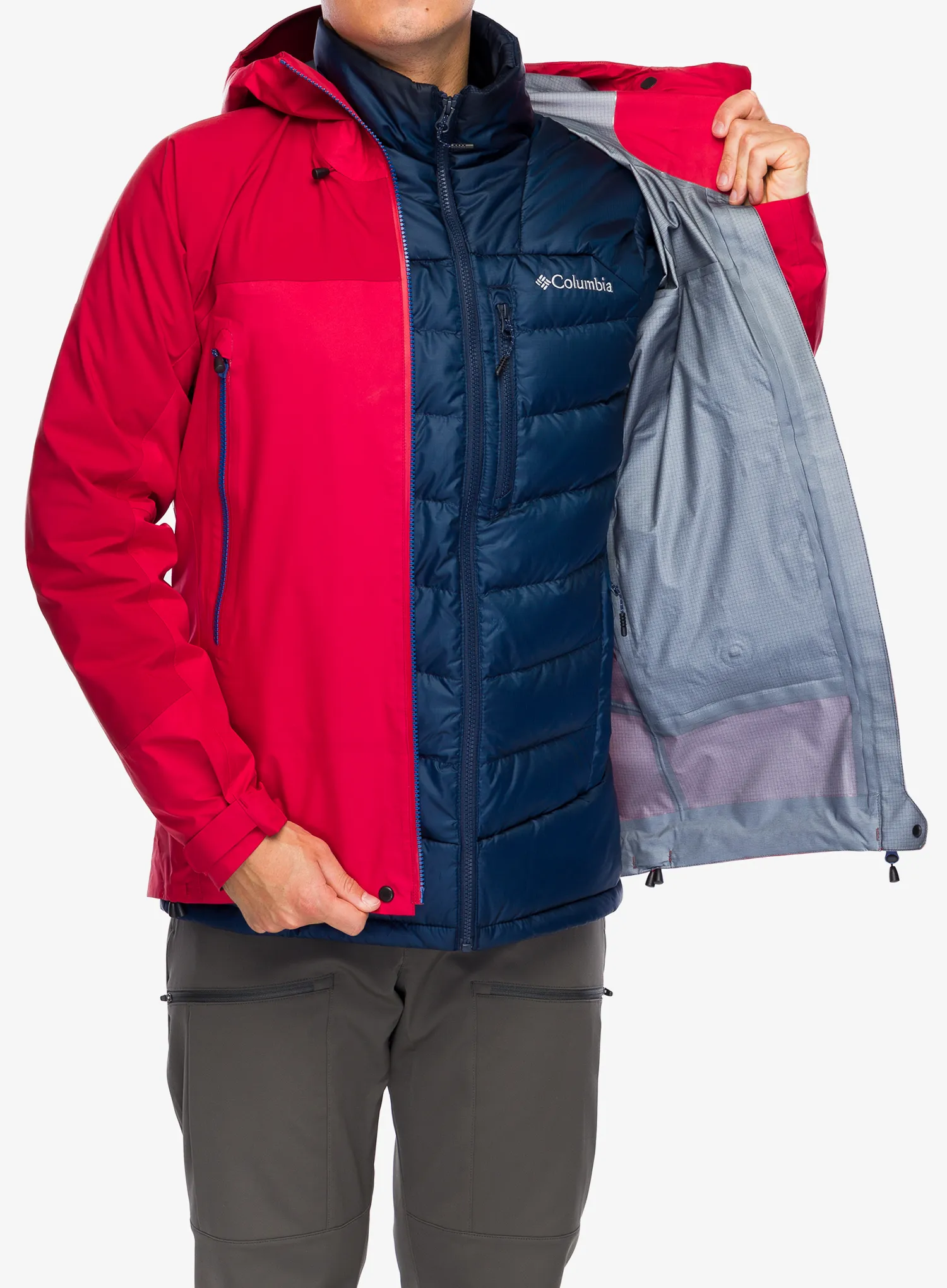 GORE TEX bunda Mountain Equipment Lhotse Jacket - imperial red/crimson