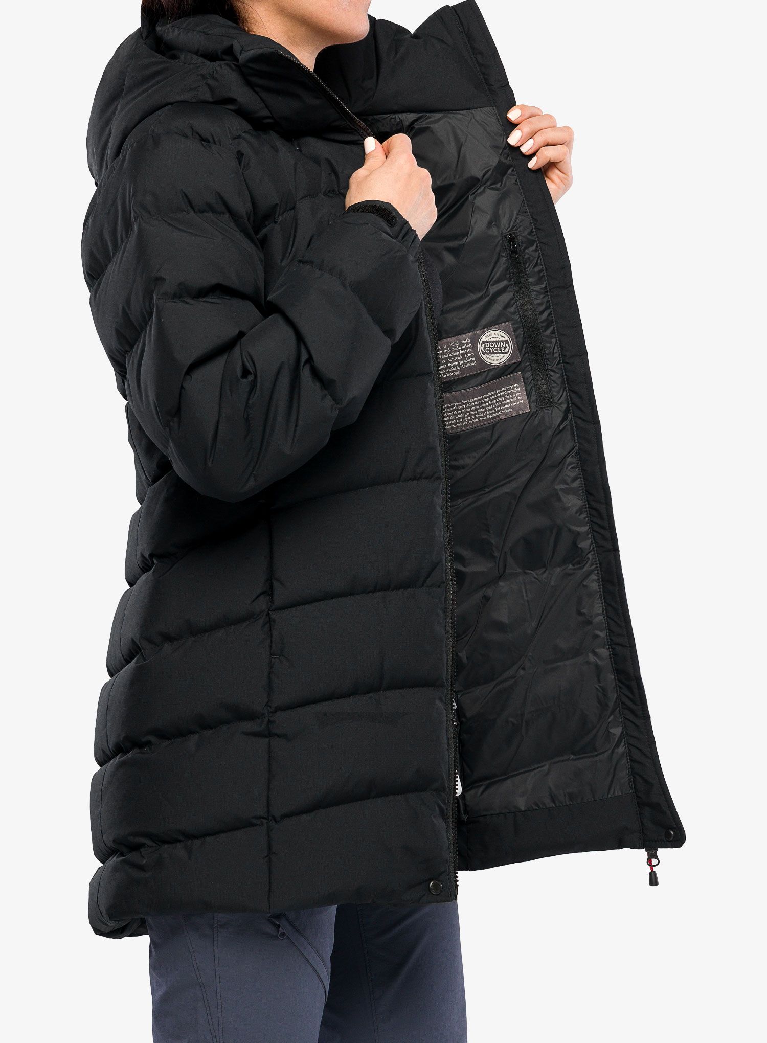 Dámský péřový plášť Mountain Equipment Lightline Eco Parka - black