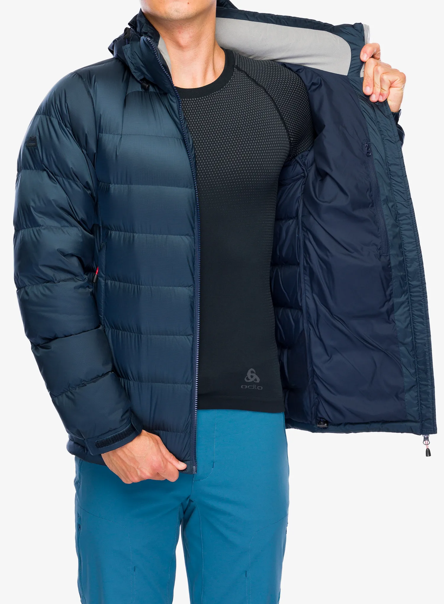 Péřová bunda pánská Mountain Equipment Lightline Jacket - bnights/cosmos lining