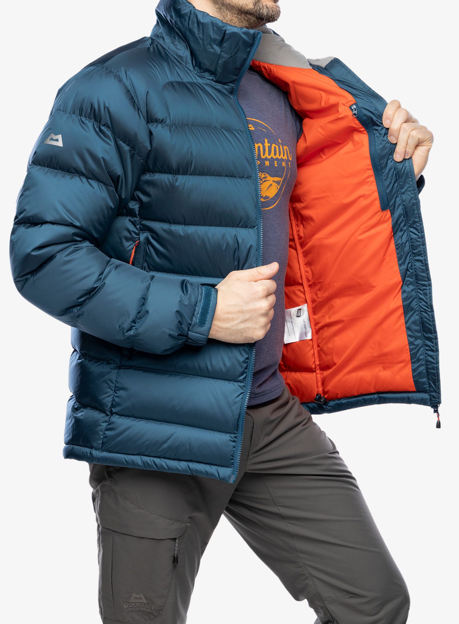 Péřová bunda Mountain Equipment Lightline Jacket - majolica blue