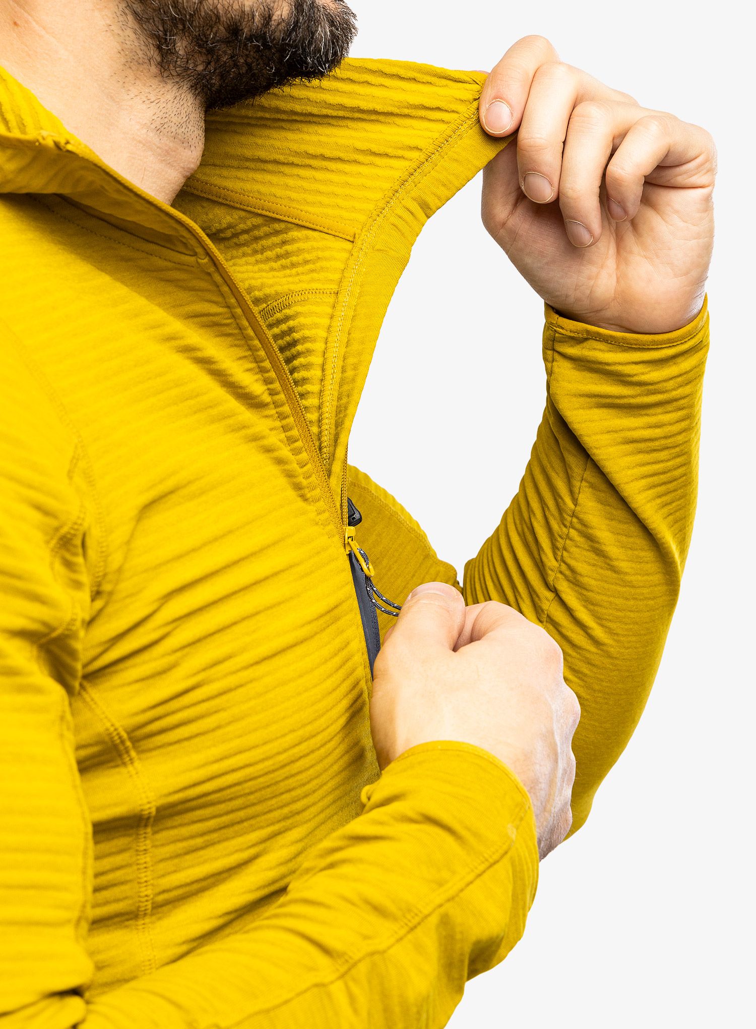 Mikina s kapucí Mountain Equipment Lumiko Hooded Jacket - acid/ombre