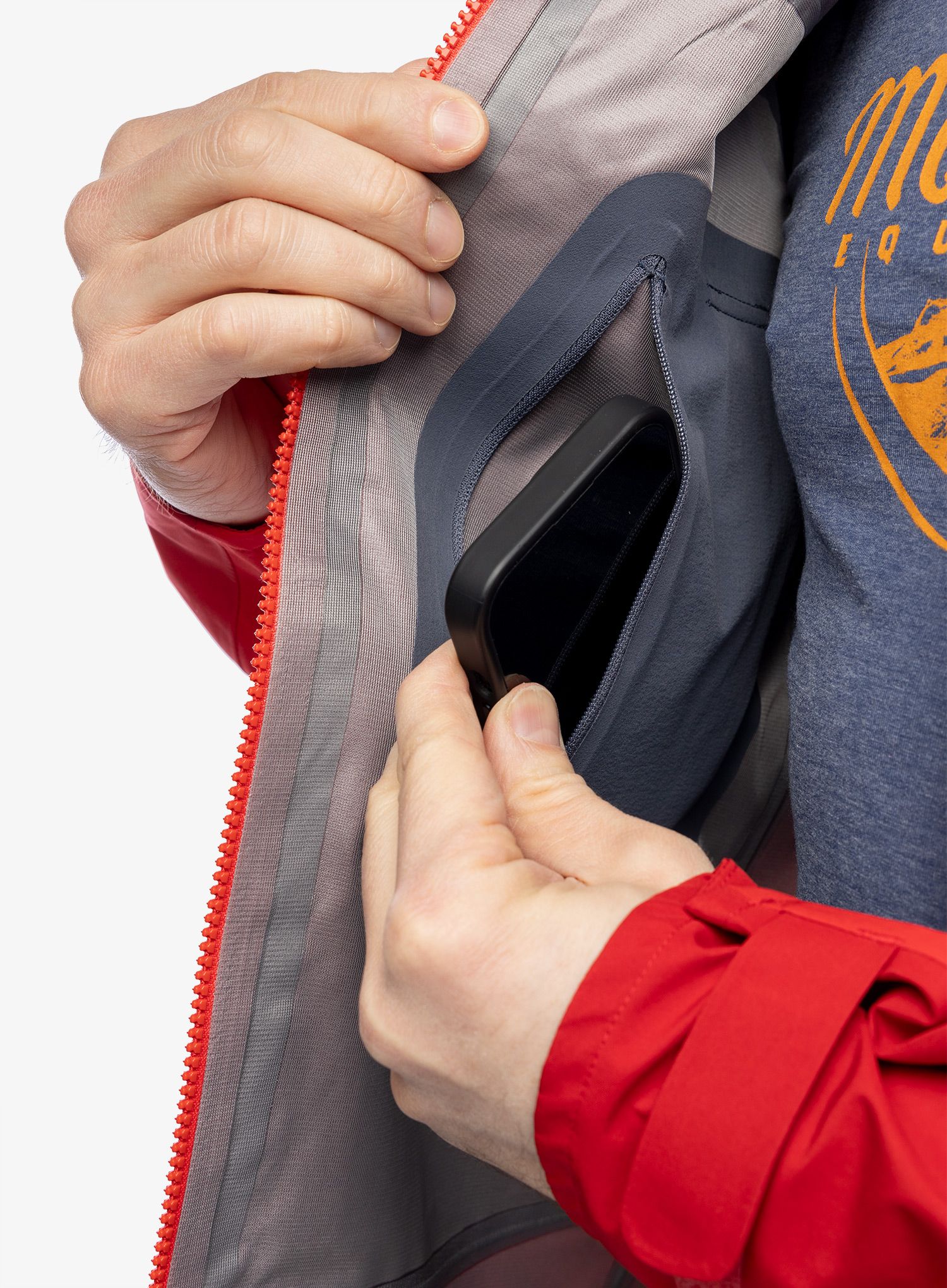 GORE TEX bunda Mountain Equipment Makalu Jacket - imperial red/crimson