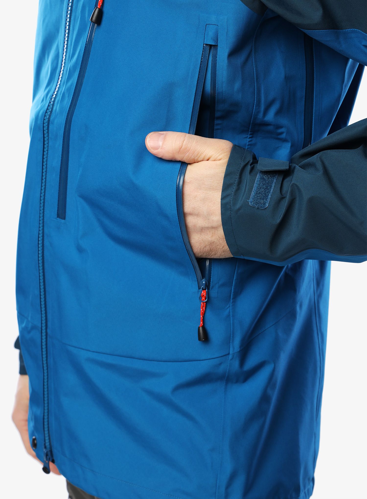 GORE TEX bunda Mountain Equipment Makalu Jacket - mykonos blue/majolica blue