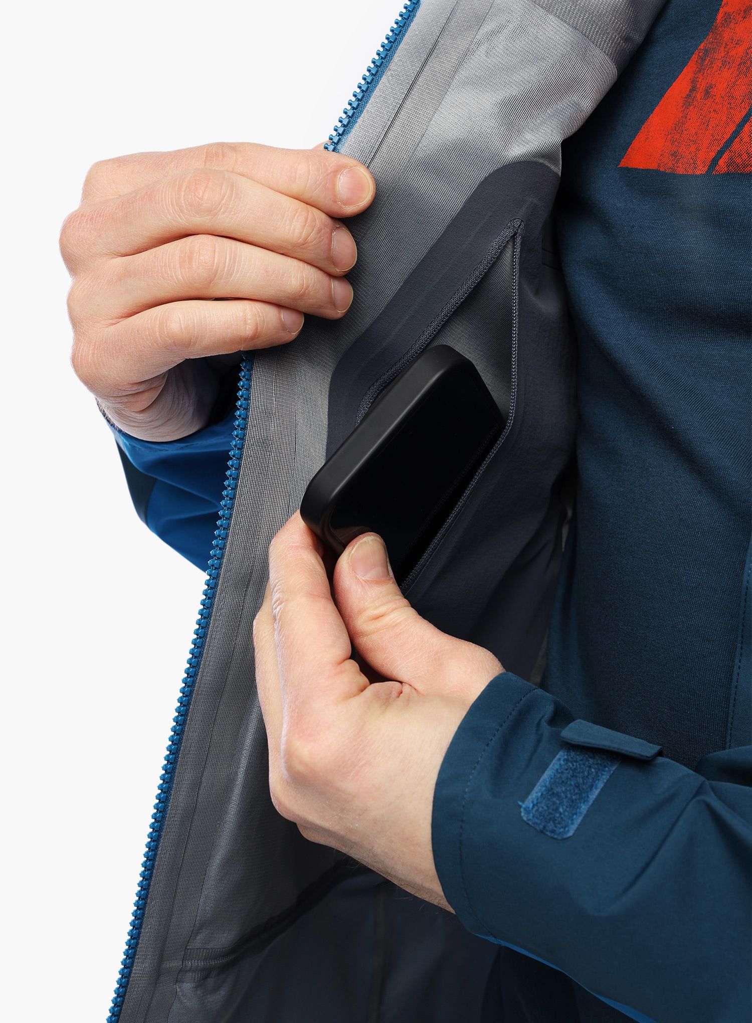 GORE TEX bunda Mountain Equipment Makalu Jacket - mykonos blue/majolica blue