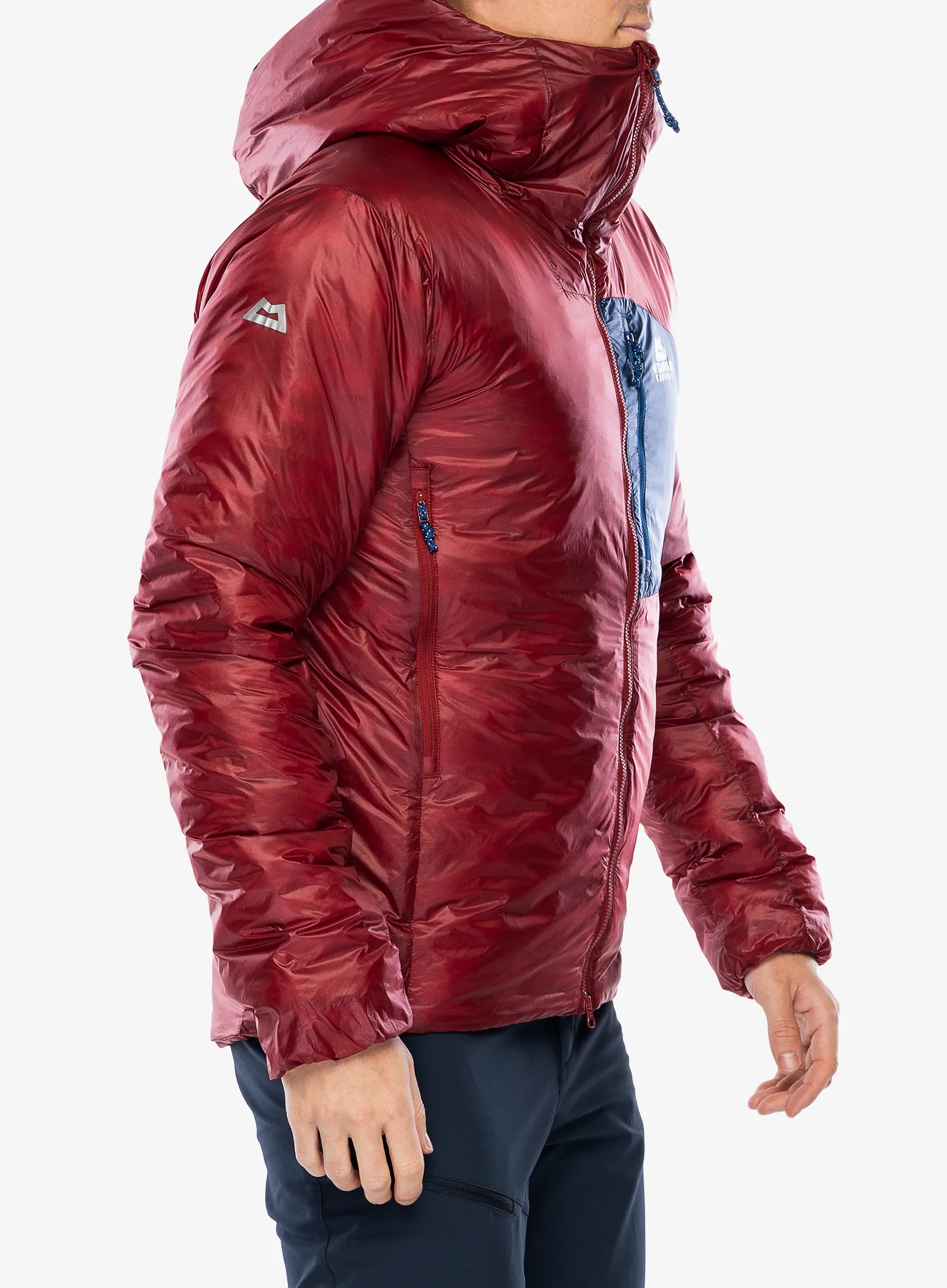 Zateplená bunda Mountain Equipment Oreus Hooded Jacket - merlot/admiral blue