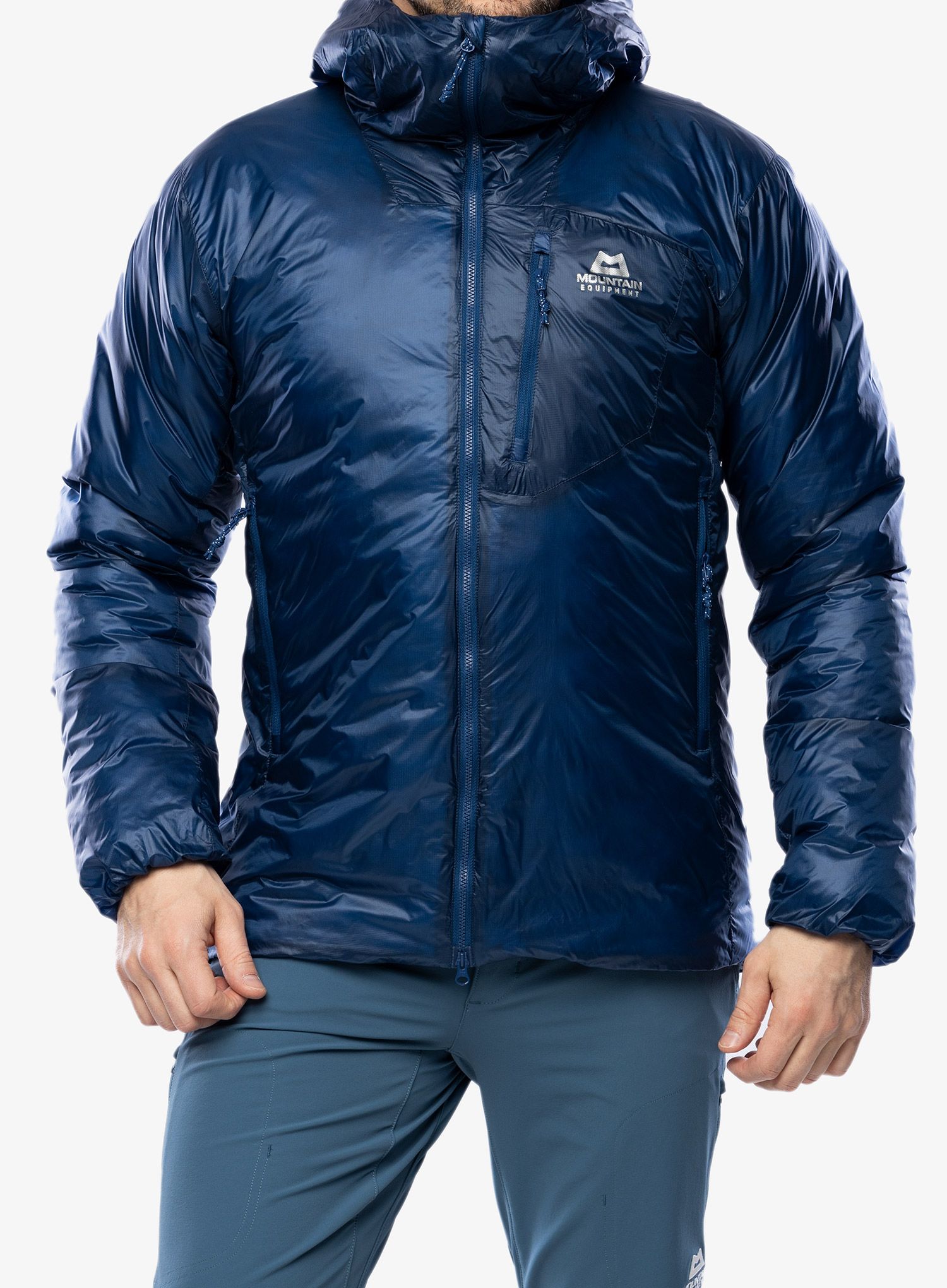 Zateplená bunda Mountain Equipment Oreus Hooded Jacket - admiral blue