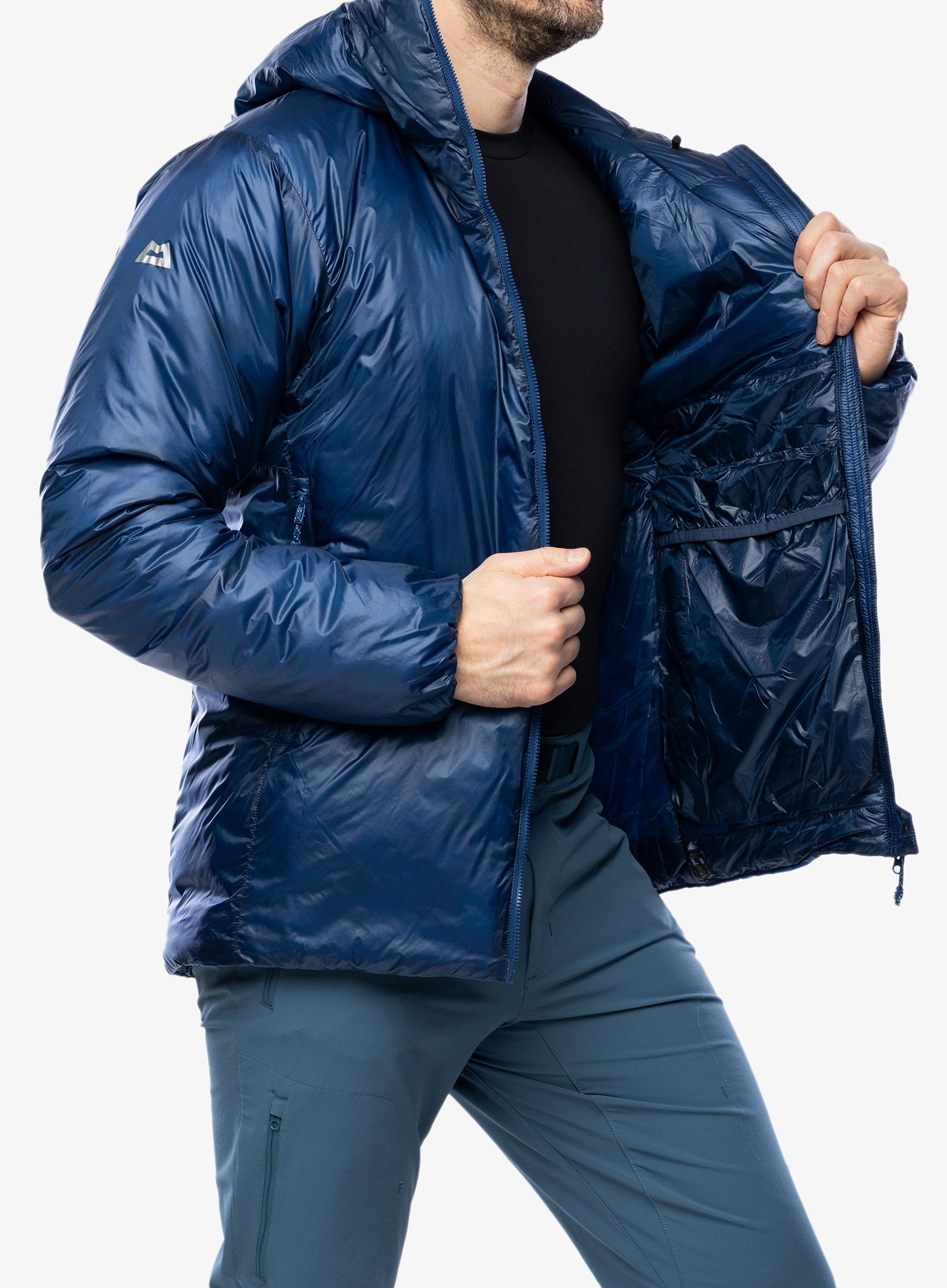 Zateplená bunda Mountain Equipment Oreus Hooded Jacket - admiral blue
