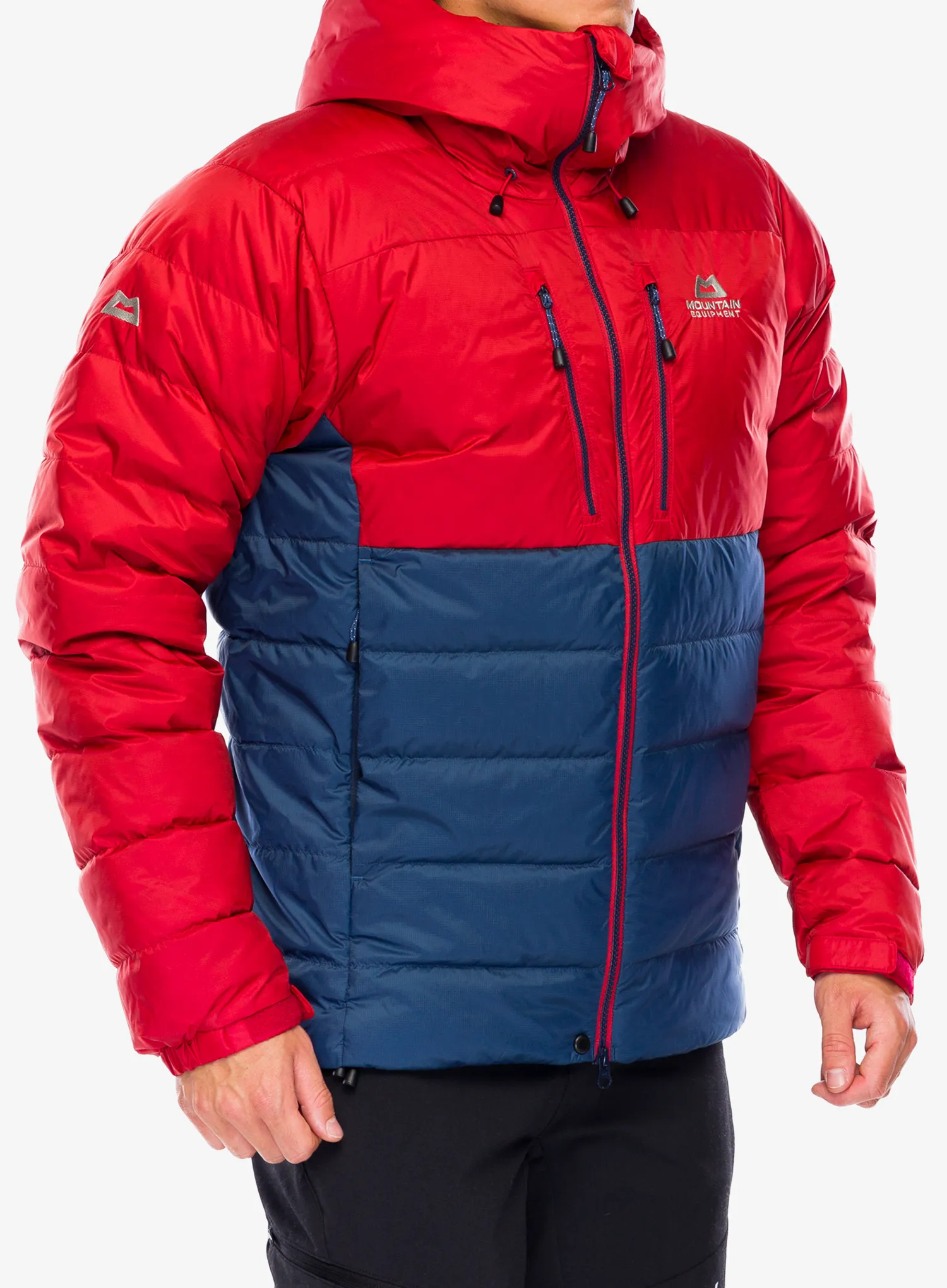 Péřová bunda Mountain Equipment Paiyu Jacket - dusk/red rock