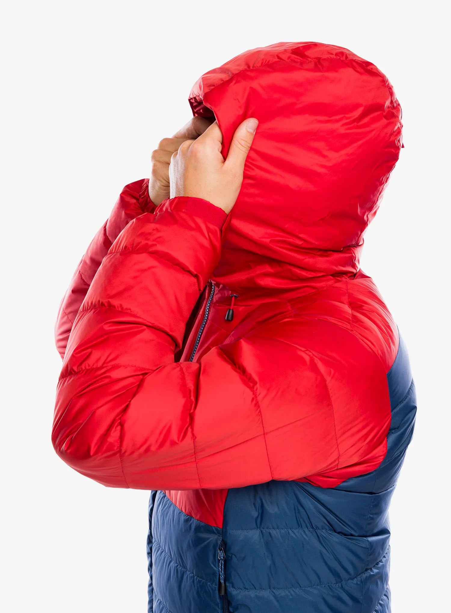 Péřová bunda Mountain Equipment Paiyu Jacket - dusk/red rock