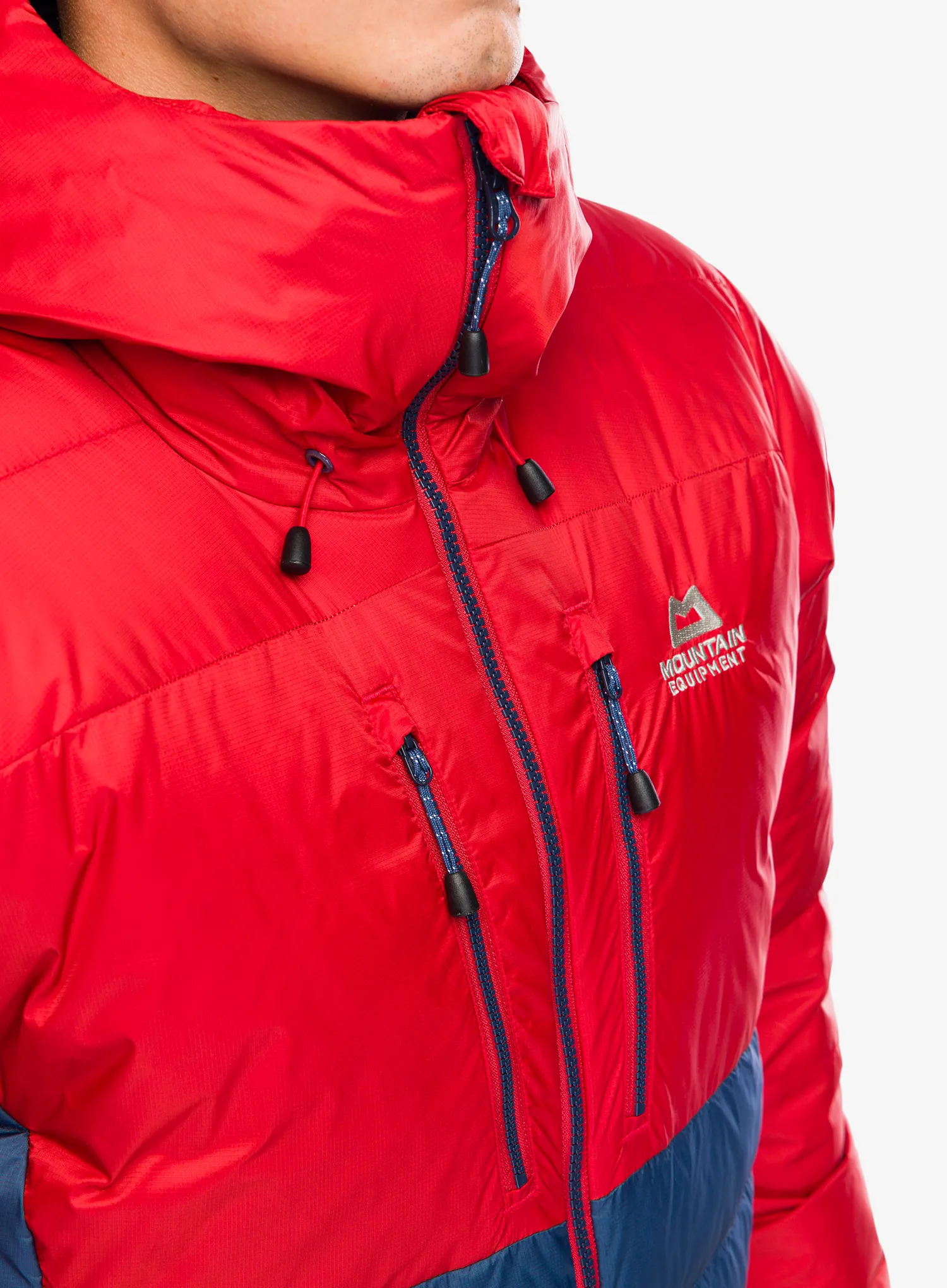 Péřová bunda Mountain Equipment Paiyu Jacket - dusk/red rock