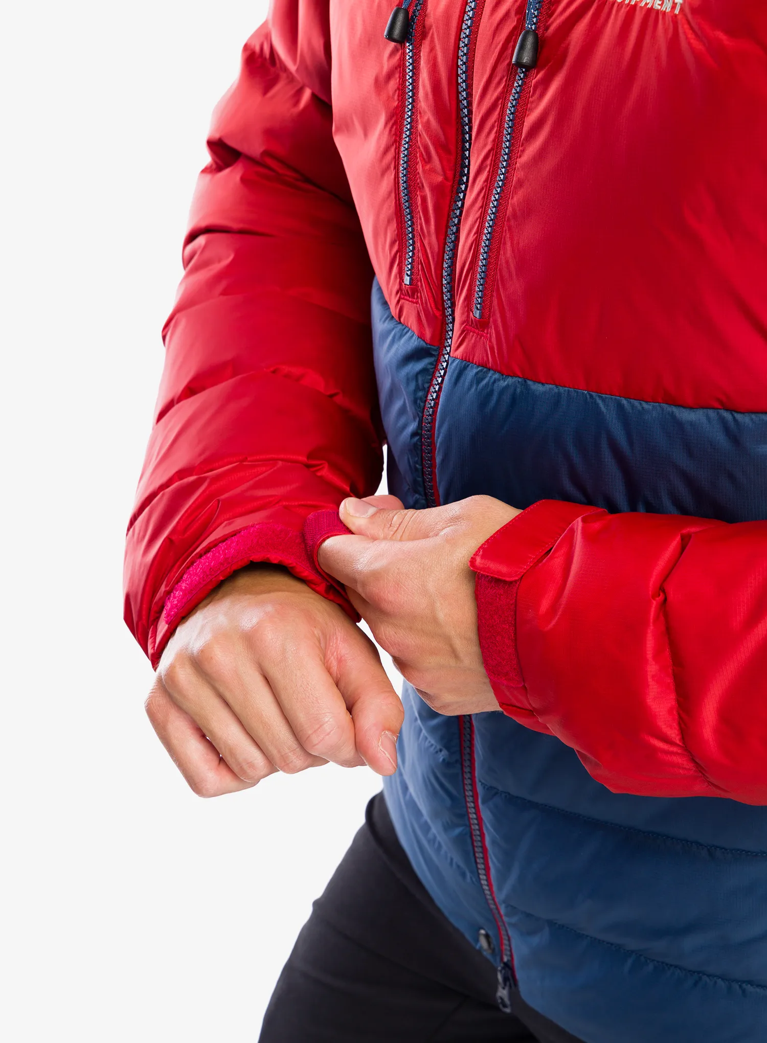 Péřová bunda Mountain Equipment Paiyu Jacket - dusk/red rock