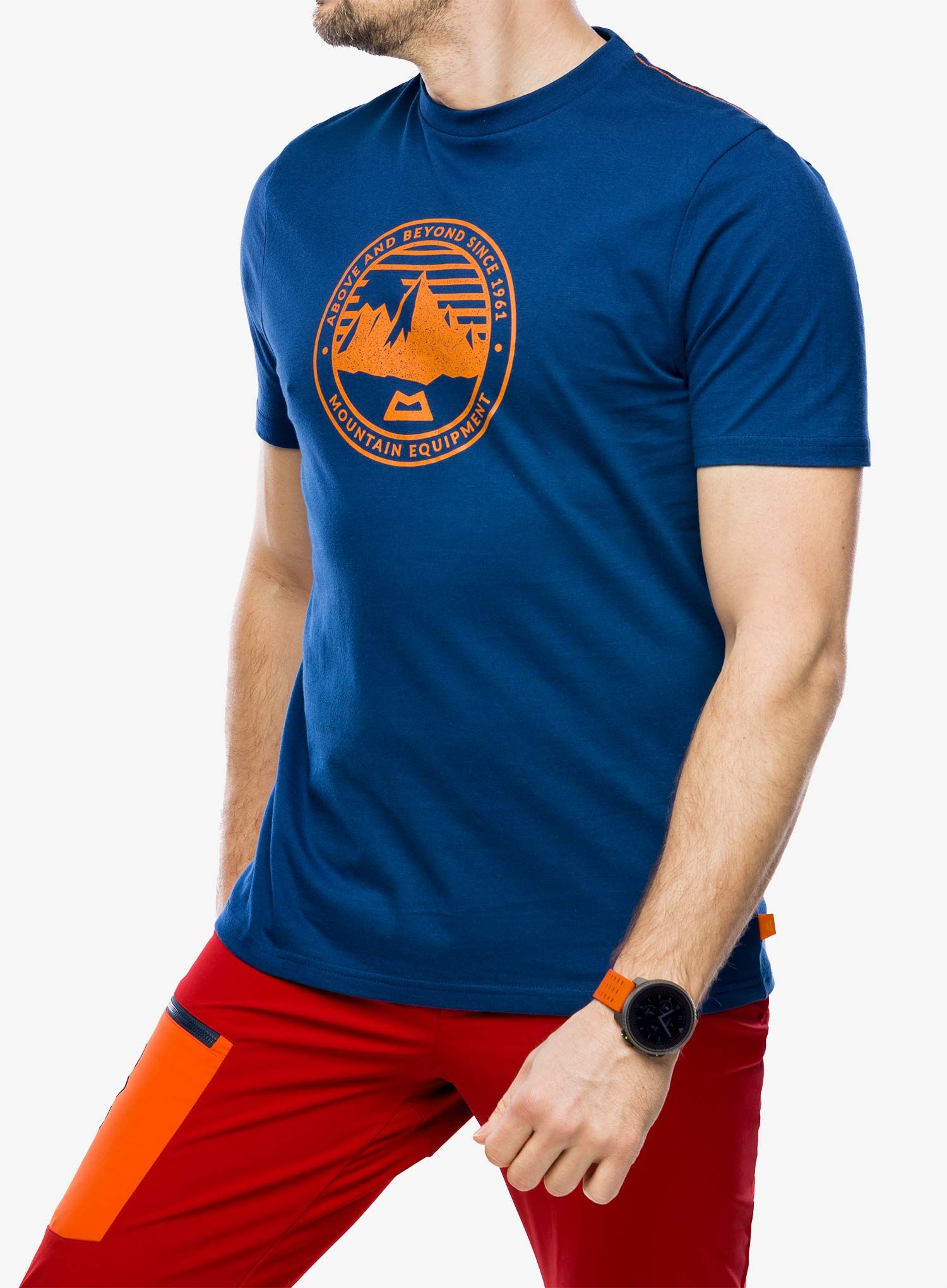 Bavlněné tričko Mountain Equipment Roundel Tee - admiral blue