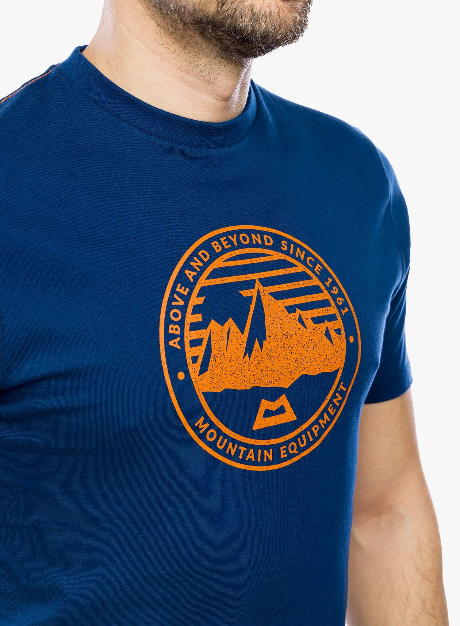 Bavlněné tričko Mountain Equipment Roundel Tee - admiral blue