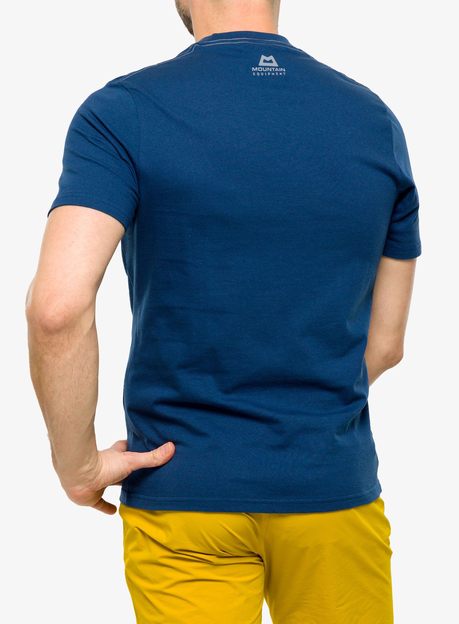 Tričko s potiskem Mountain Equipment Roundel Tee - denim blue