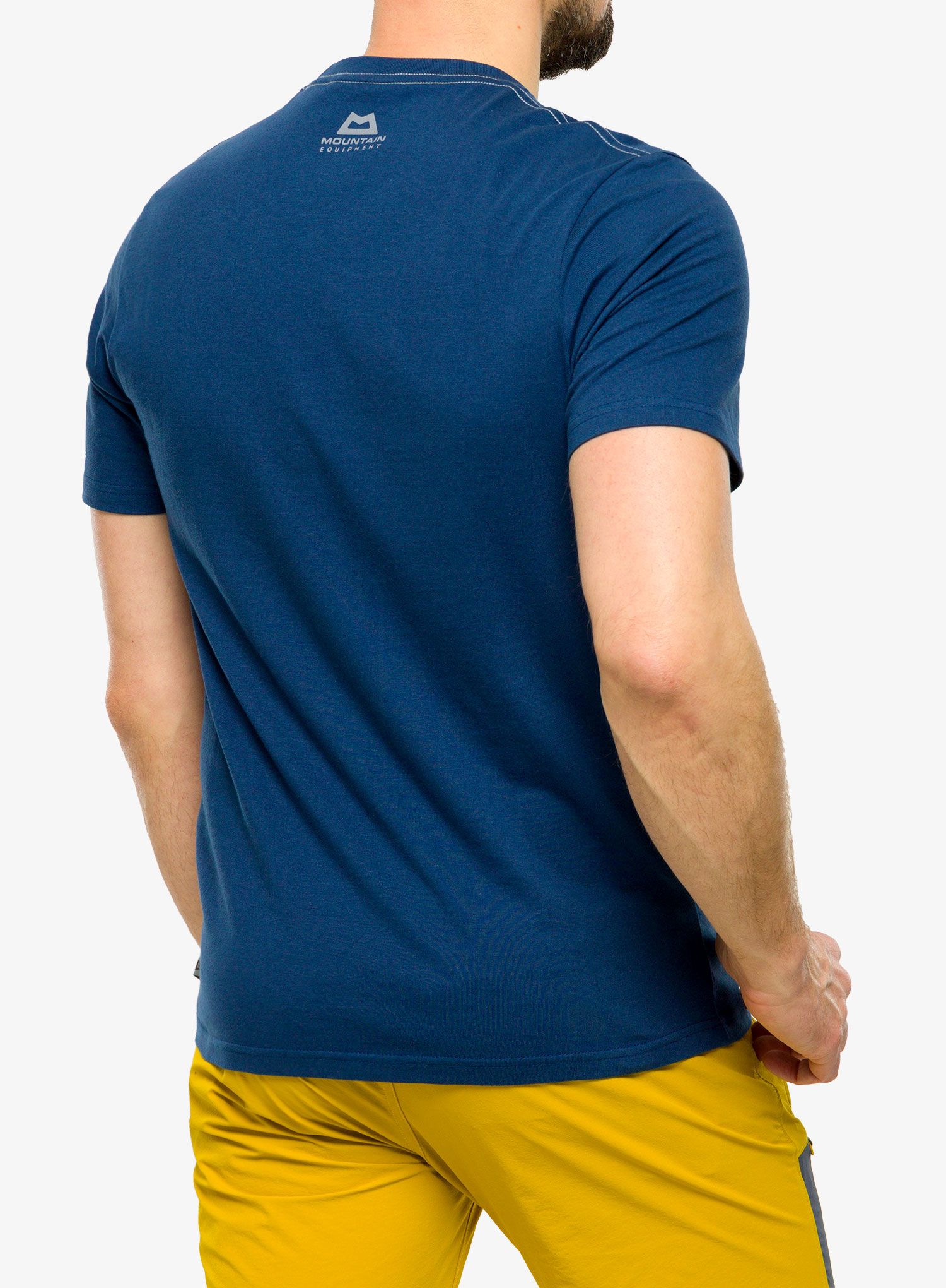Tričko s potiskem Mountain Equipment Roundel Tee - denim blue