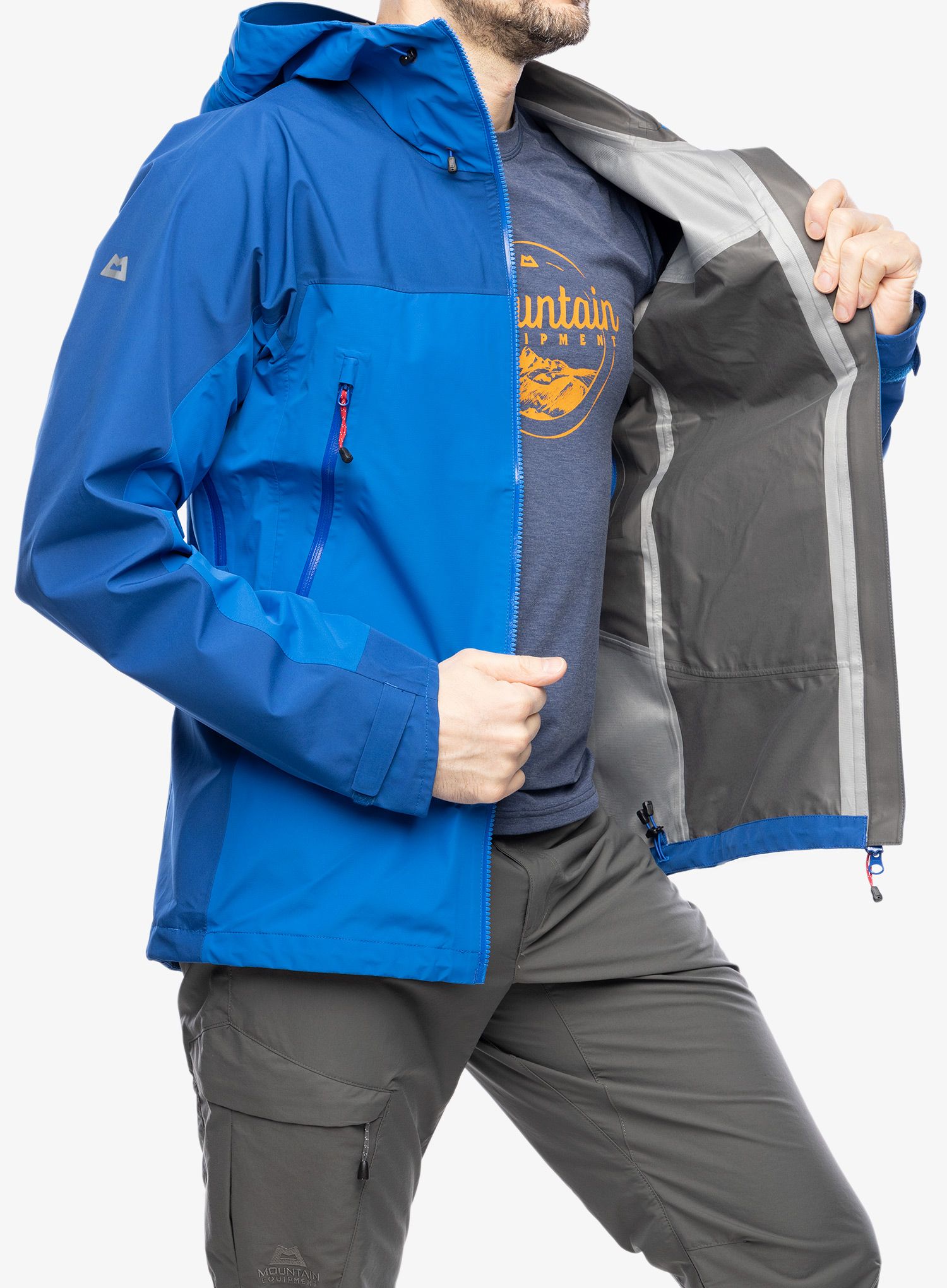 GORE TEX bunda Mountain Equipment Saltoro Jacket - lapis blue/dk ocean