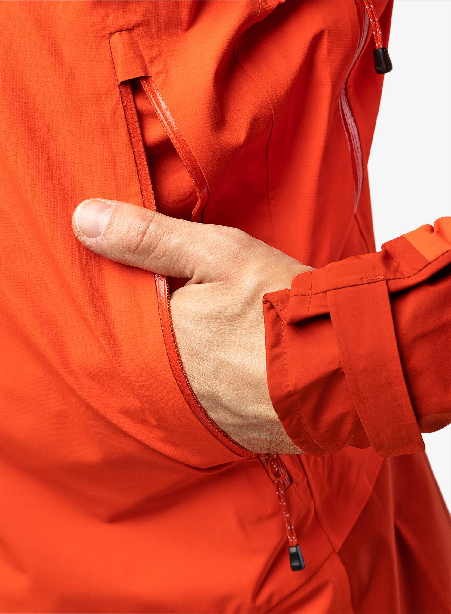 GORE TEX bunda Mountain Equipment Saltoro Jacket - magma/bracken