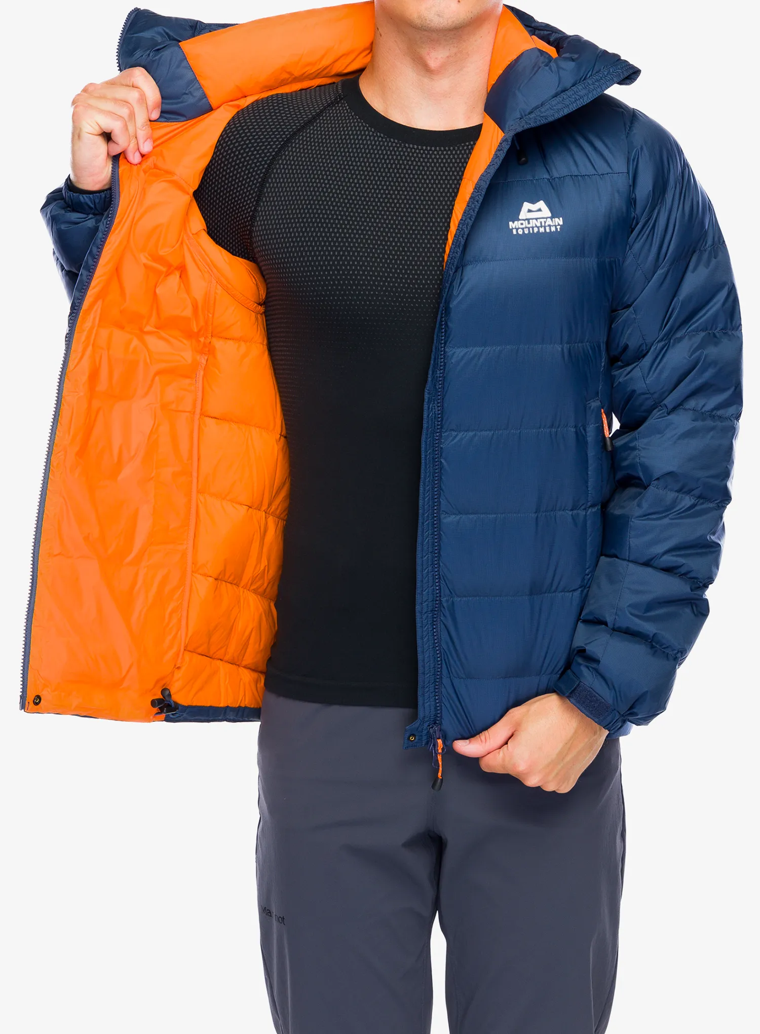 Péřová bunda Mountain Equipment Senja Jacket - dusk