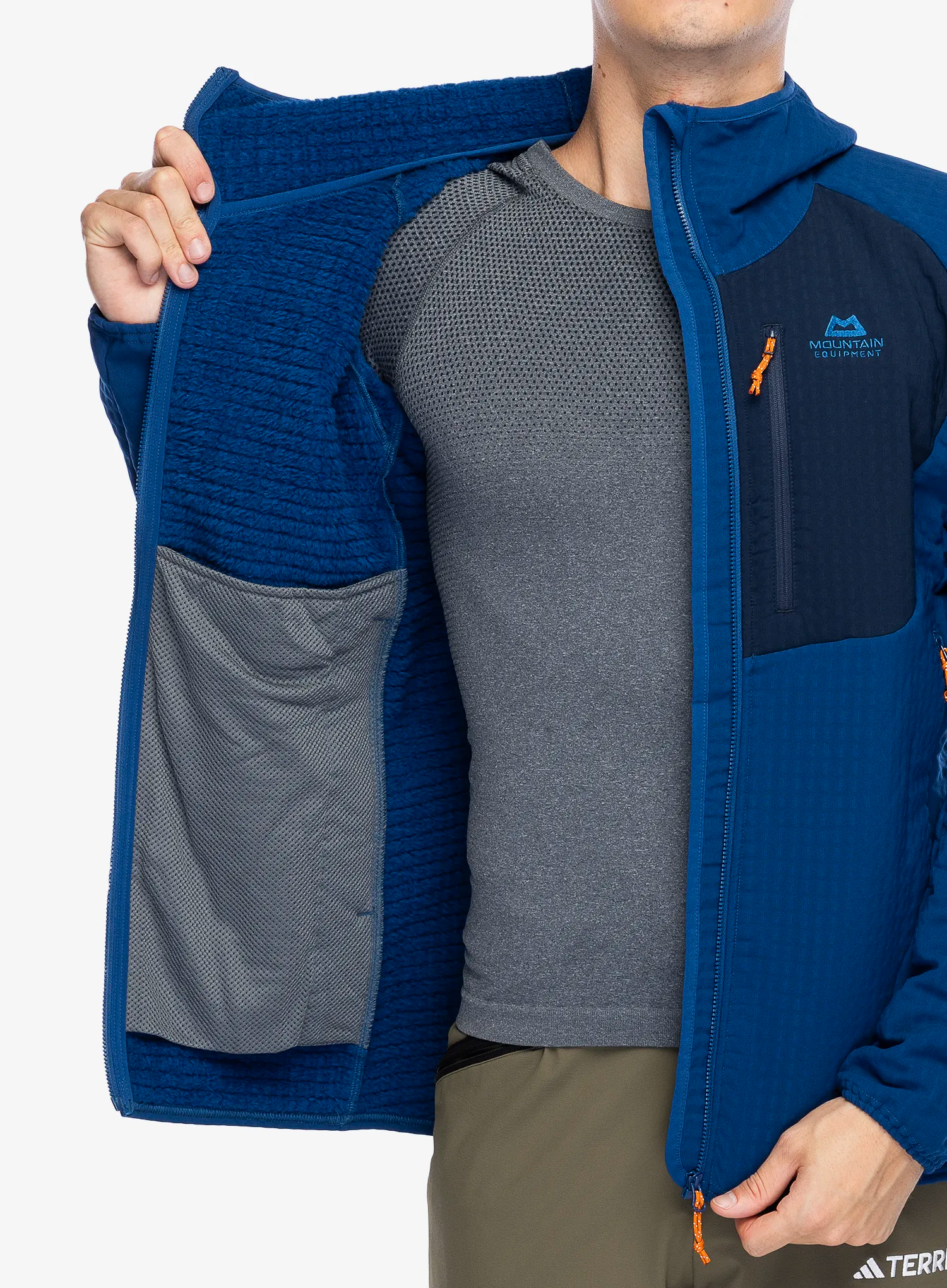 Rozepínací mikina Mountain Equipment Shroud Hooded Jacket - admiral/cosmos