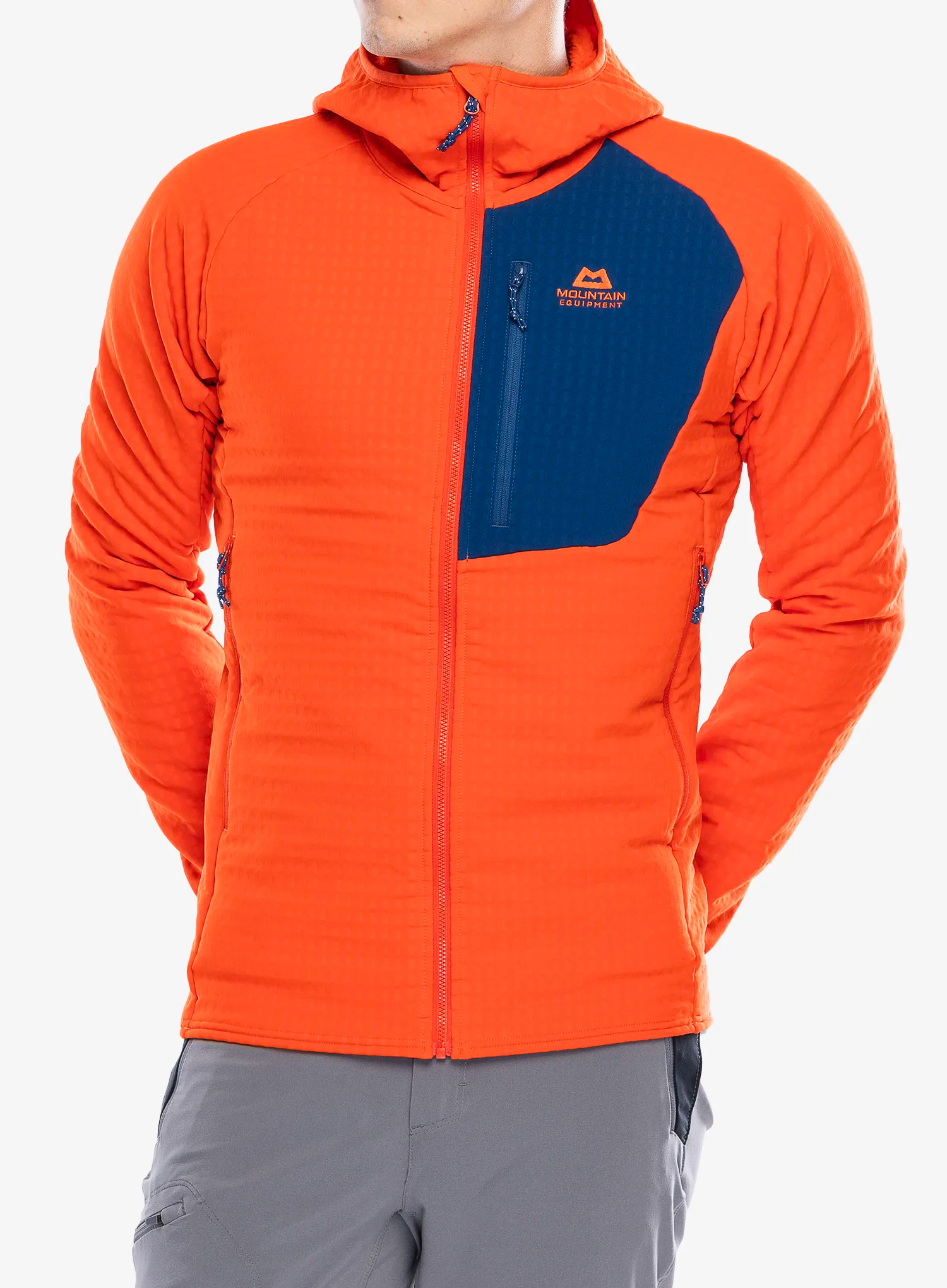 Mikina s kapucí Mountain Equipment Shroud Hooded Jacket - cardinal/admiral