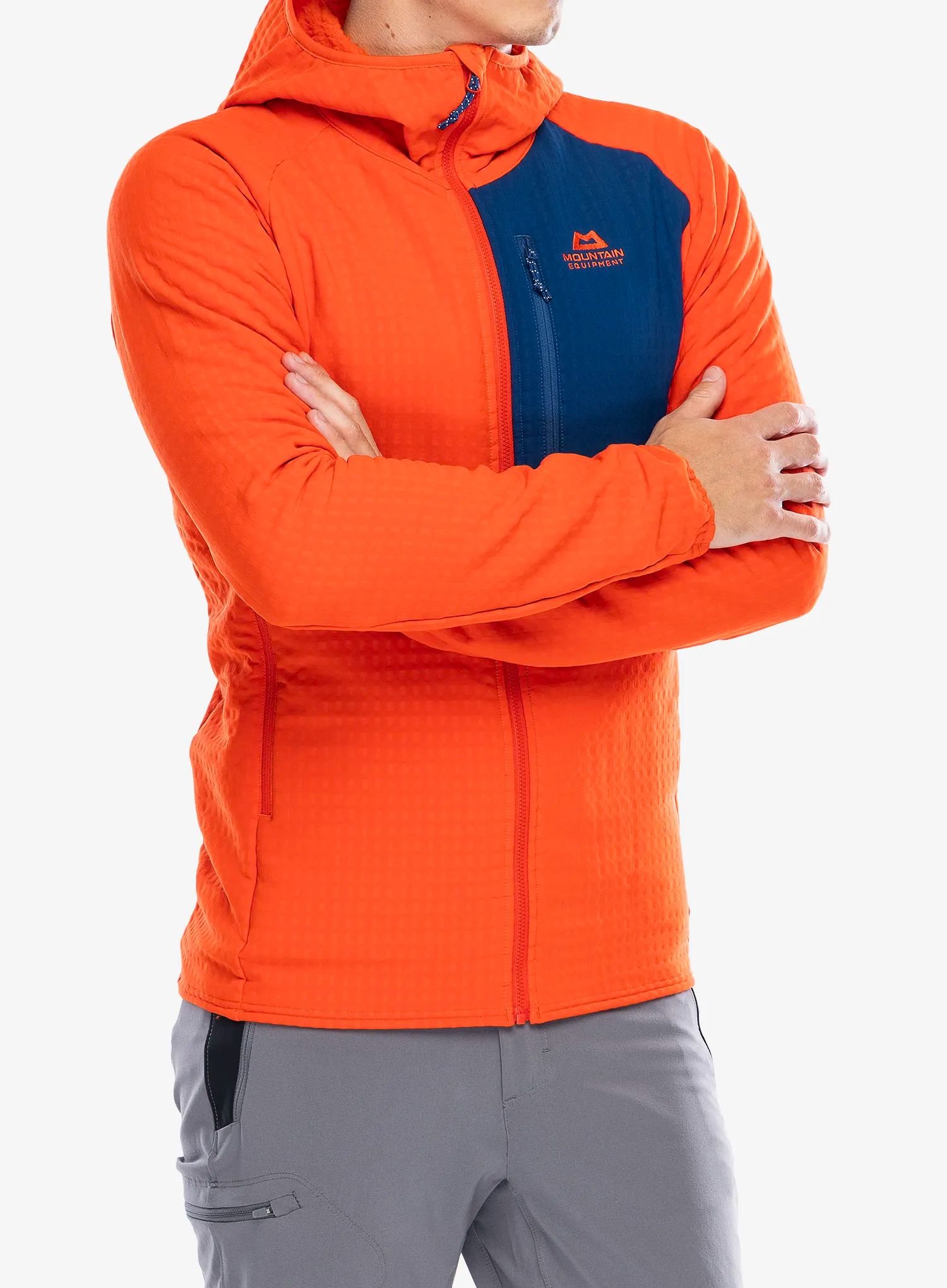 Mikina s kapucí Mountain Equipment Shroud Hooded Jacket - cardinal/admiral