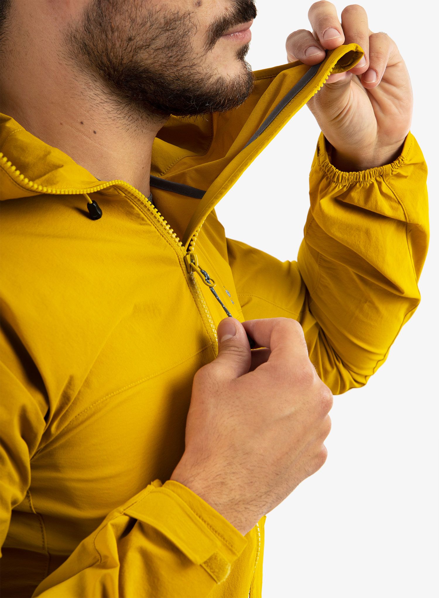 Softshellová bunda Mountain Equipment Squall Hooded Jacket - acid