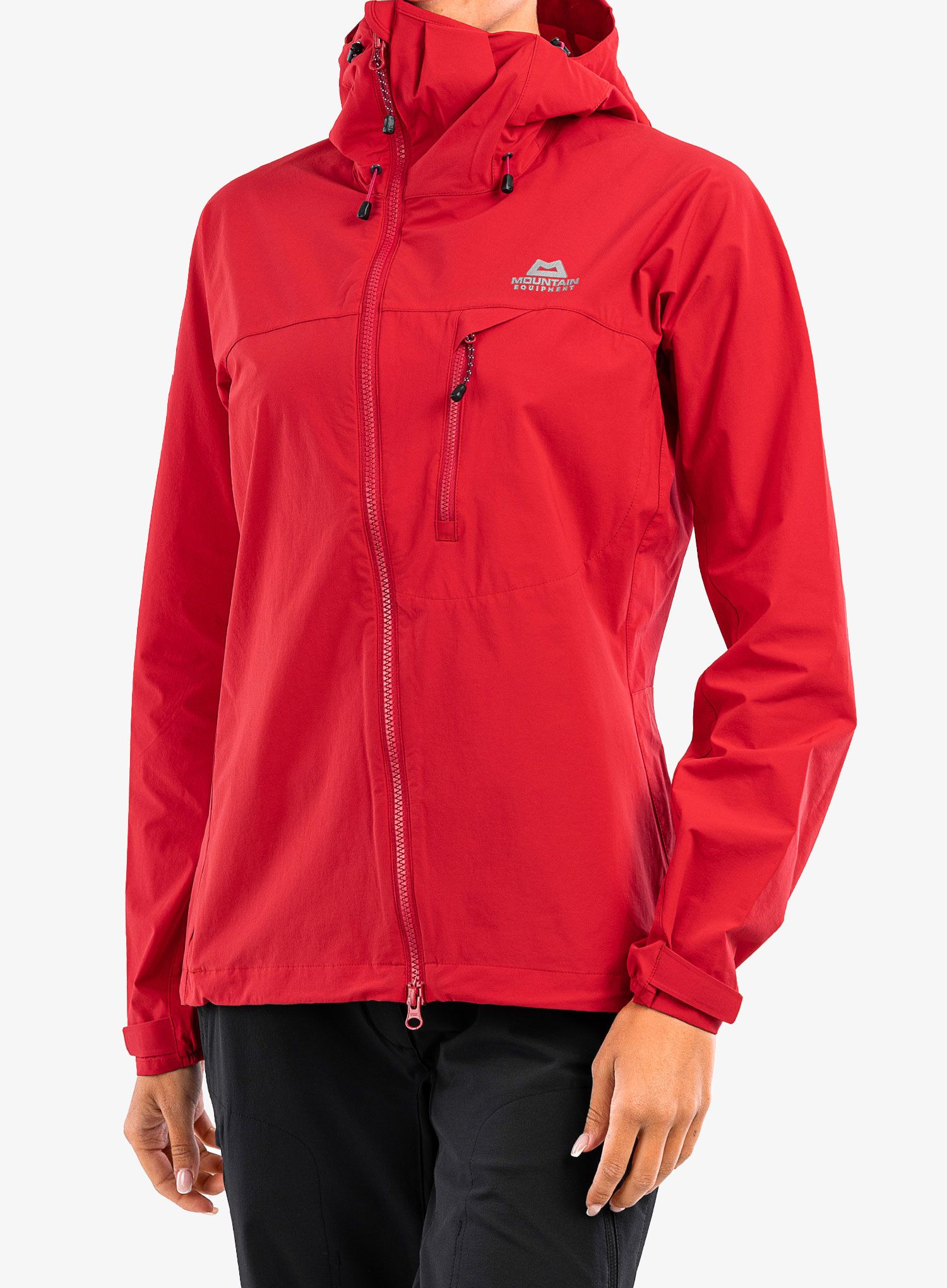 Softshellová bunda dámská Mountain Equipment Squall Hooded Jacket - capsicum red