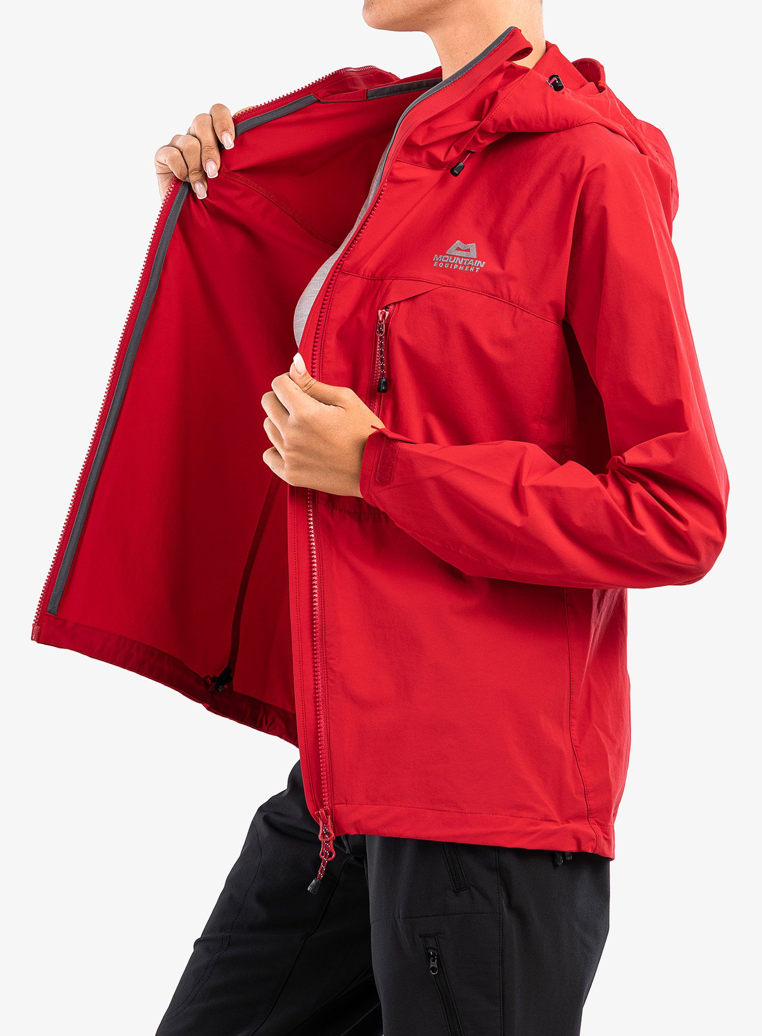 Softshellová bunda dámská Mountain Equipment Squall Hooded Jacket - capsicum red