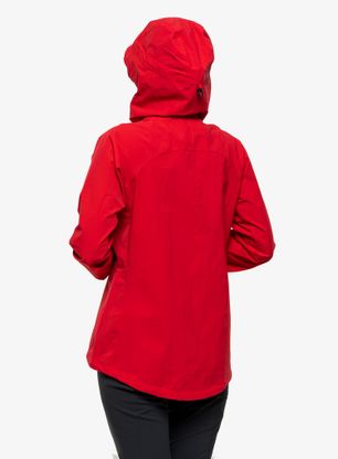 Softshellová bunda dámská Mountain Equipment Squall Hooded Jacket - capsicum/tibetan red