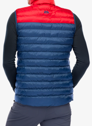 Zateplená vesta Mountain Equipment Superflux Vest - dusk/red rock