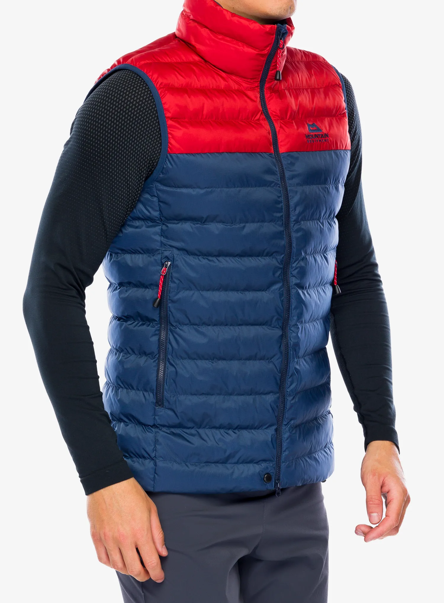 Zateplená vesta Mountain Equipment Superflux Vest - dusk/red rock
