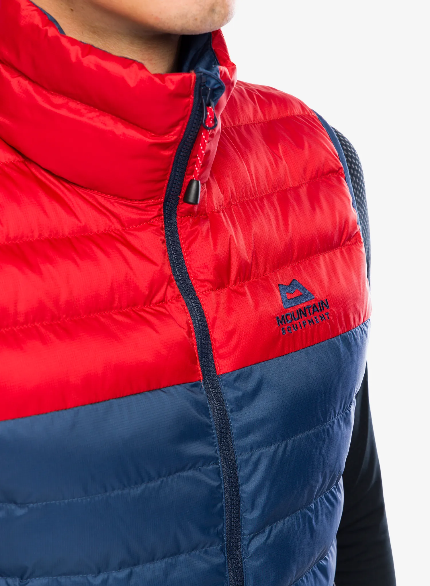 Zateplená vesta Mountain Equipment Superflux Vest - dusk/red rock