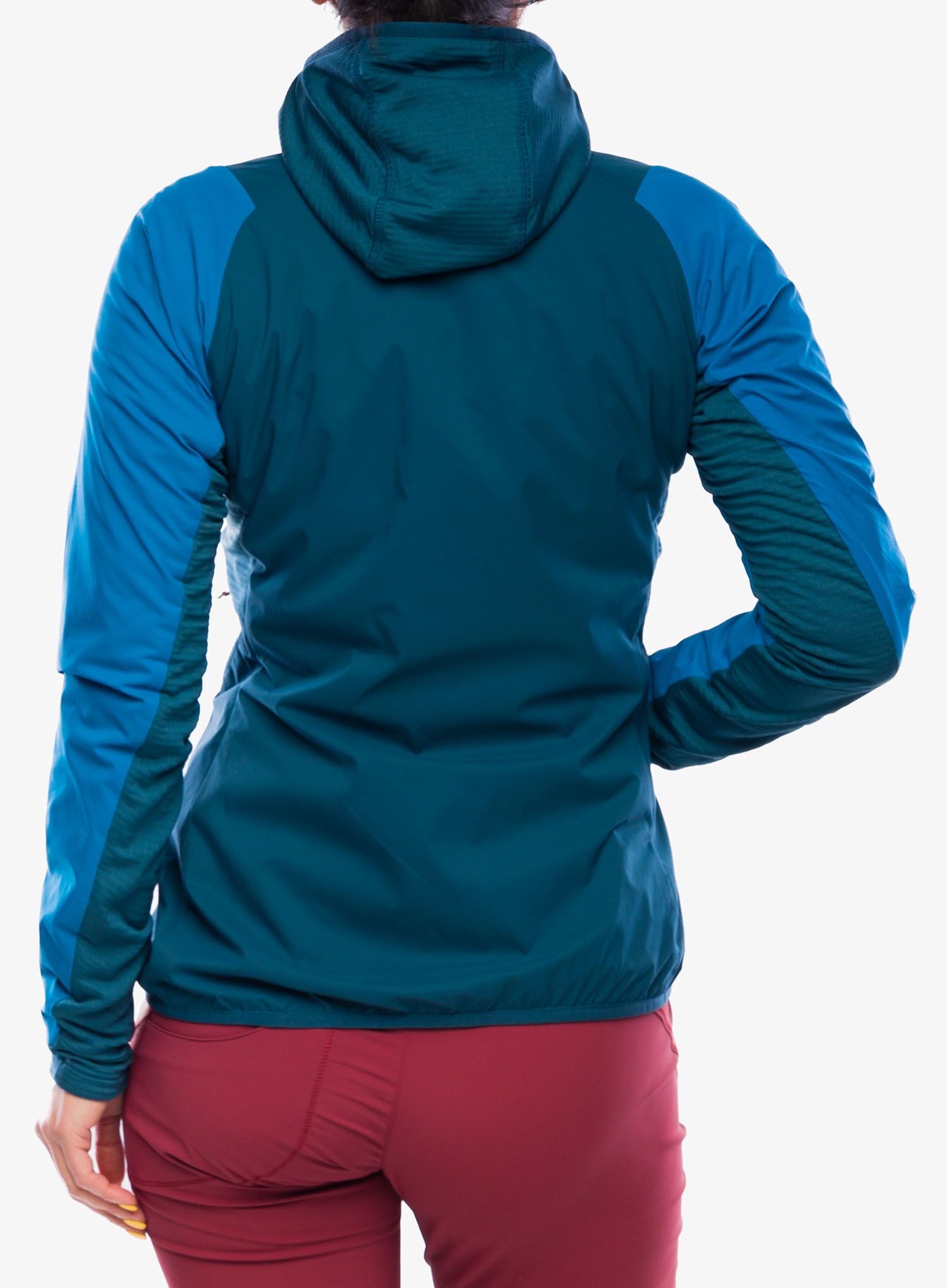 Softshellová bunda dámská Mountain Equipment Switch Pro Hooded Jacket - majolica blue/mykonos blue