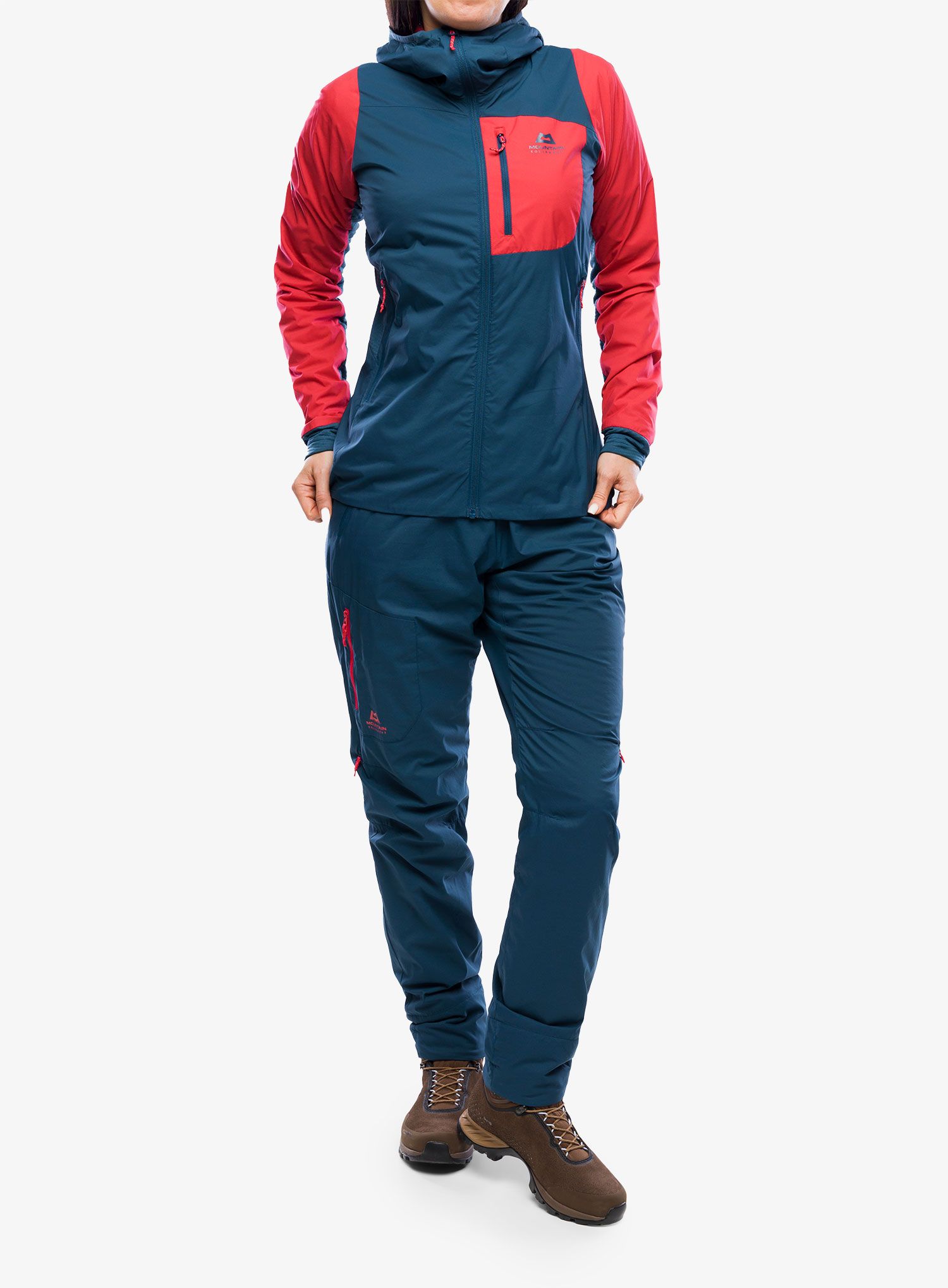 Dámská bunda na hory Mountain Equipment Switch Pro Hooded Jacket - majolica/capsicum